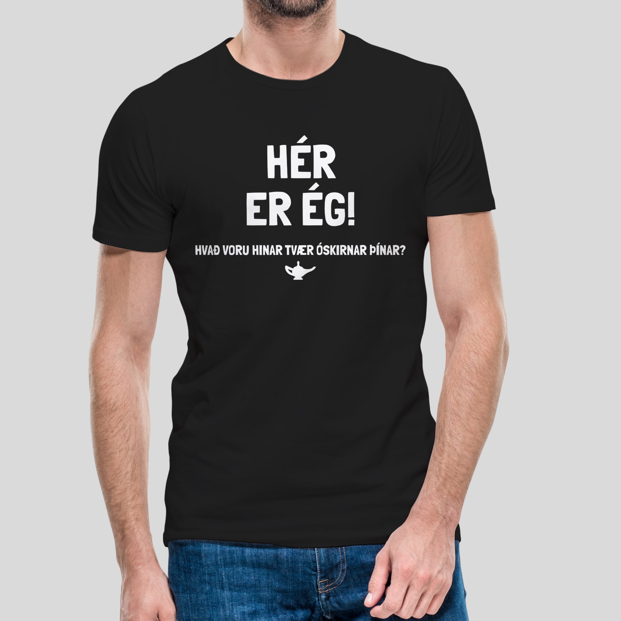 HÉR ER ÉG - Svartur bolur