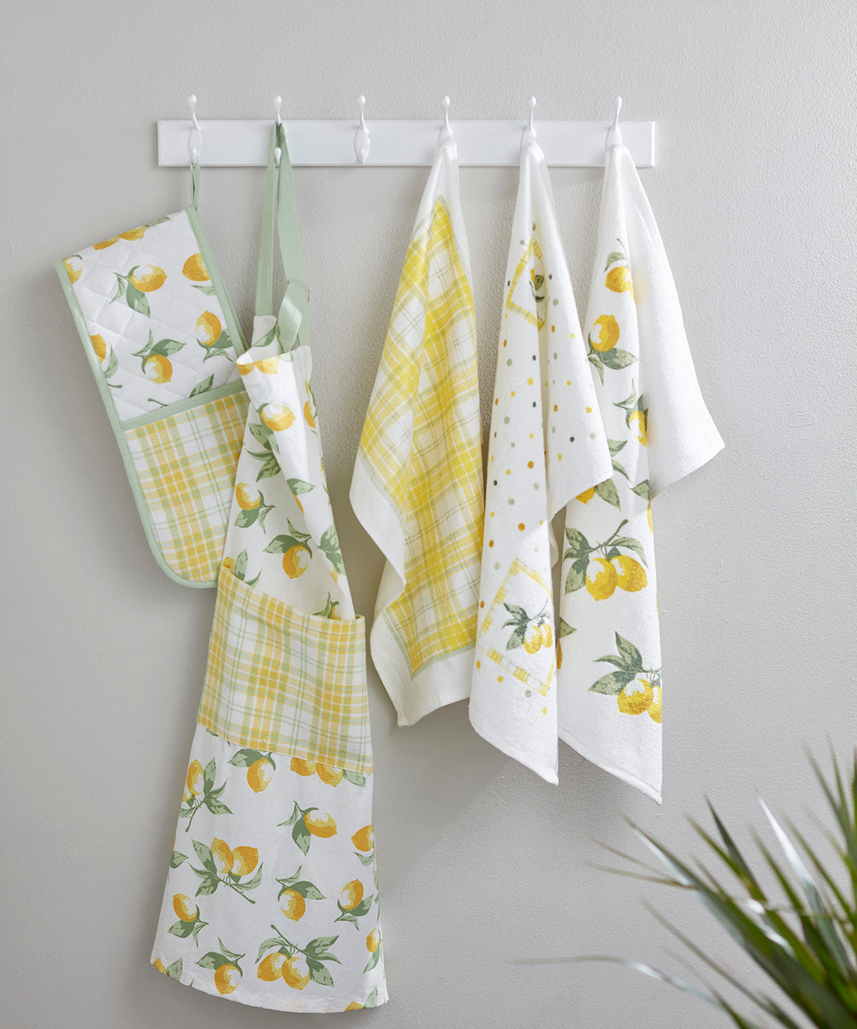3-pack Velour Tea Towels Lemons