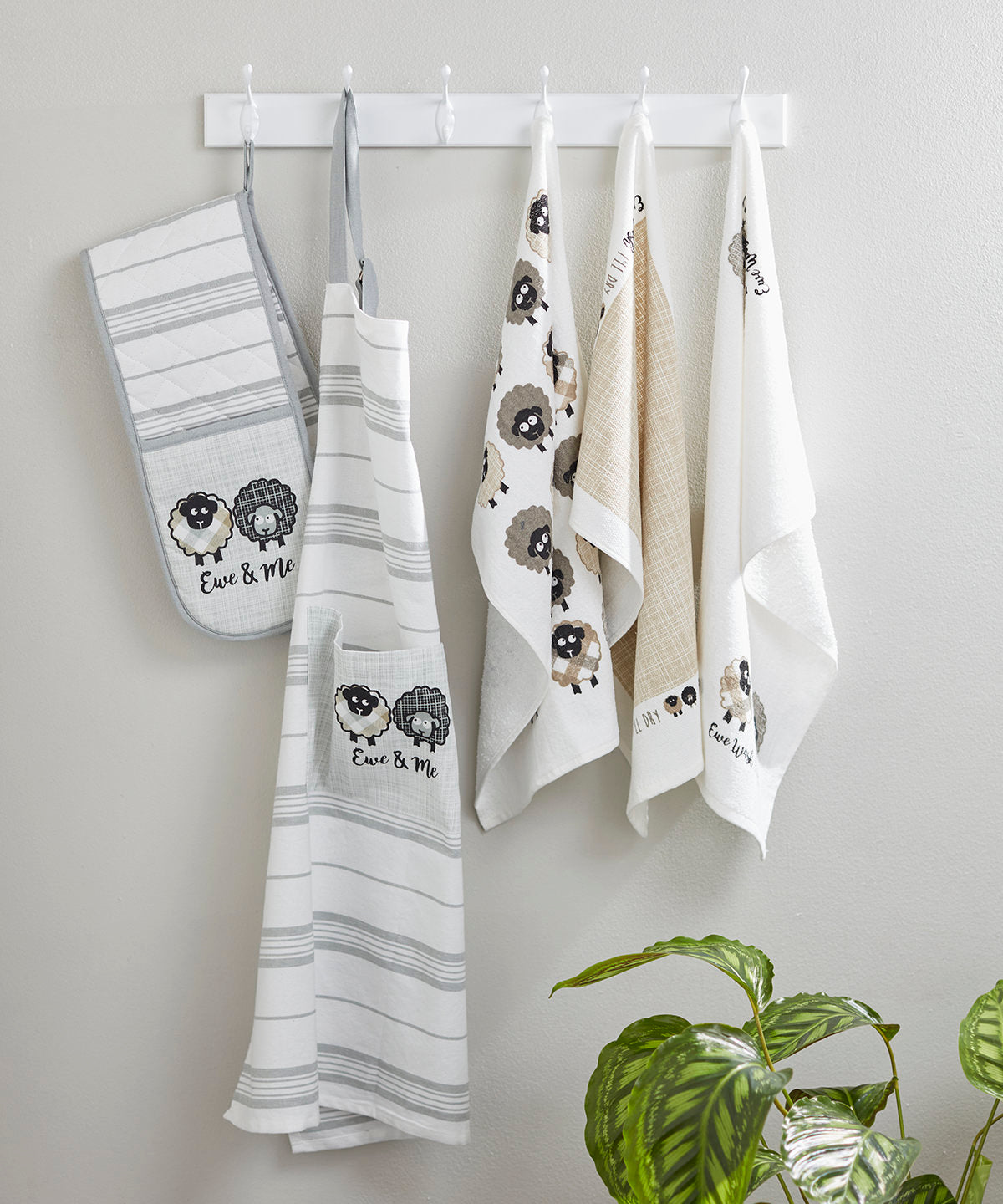 Ewe & Me Velour Tea Towels (3-pack)