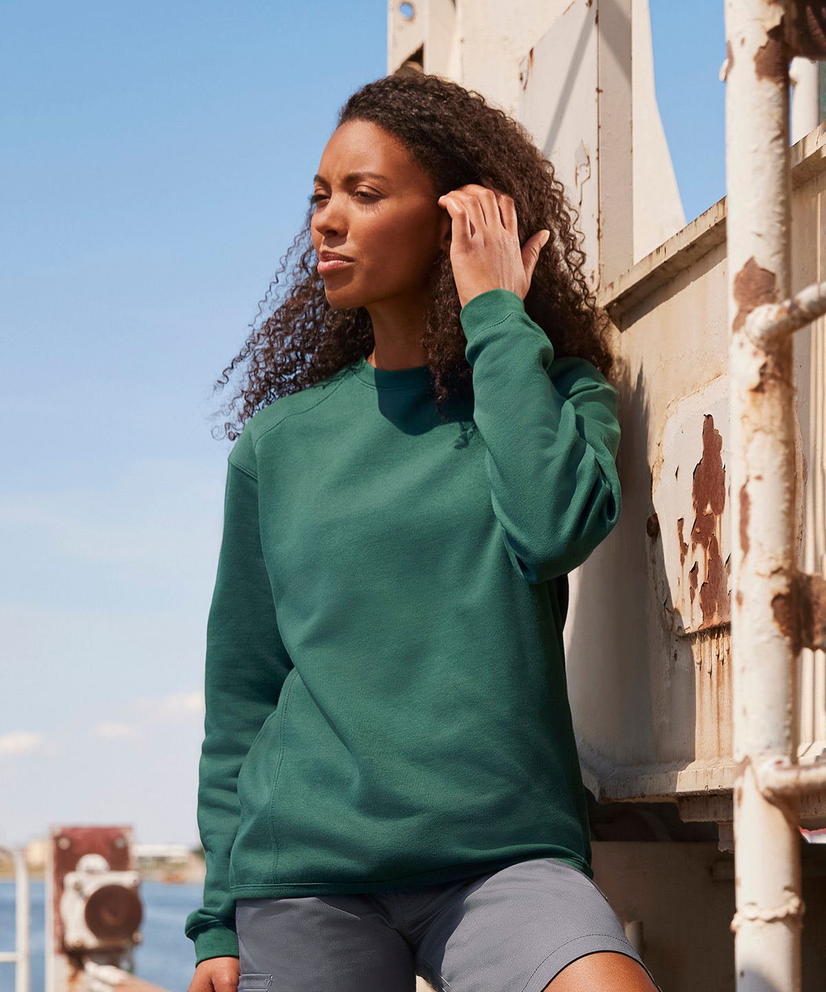 Háskólapeysur - Heavy-duty Crew Neck Sweatshirt