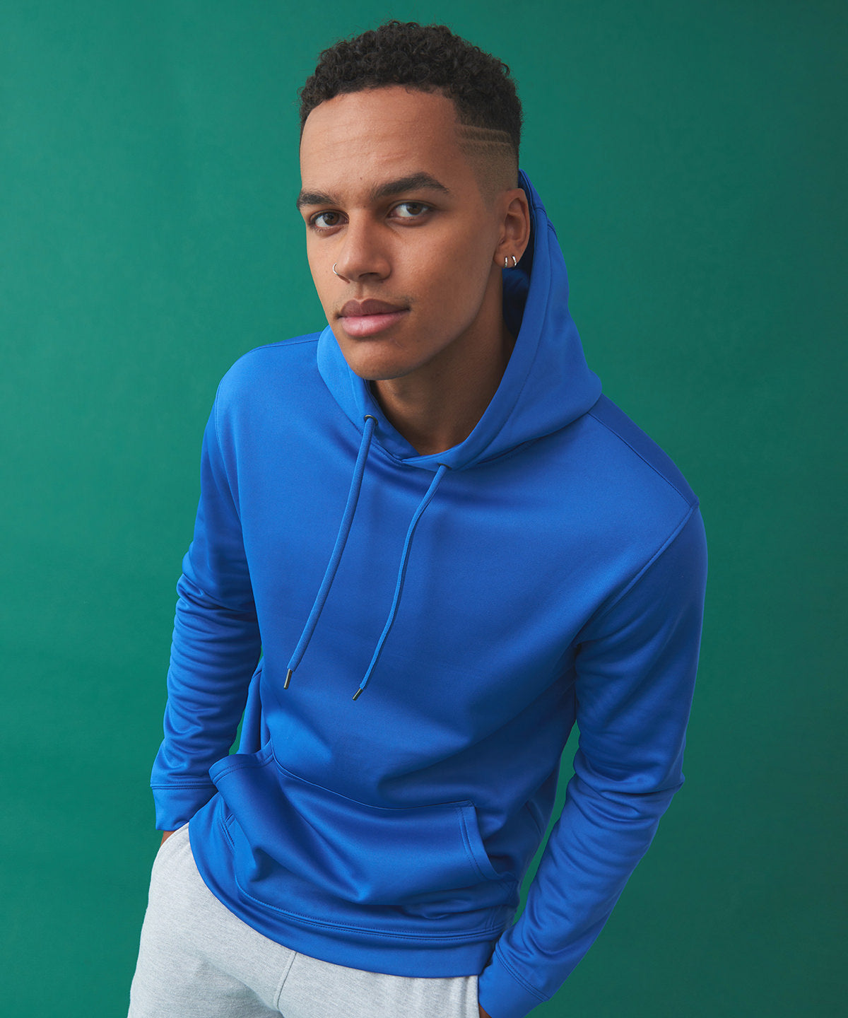 Hettupeysur - Sports Polyester Hoodie