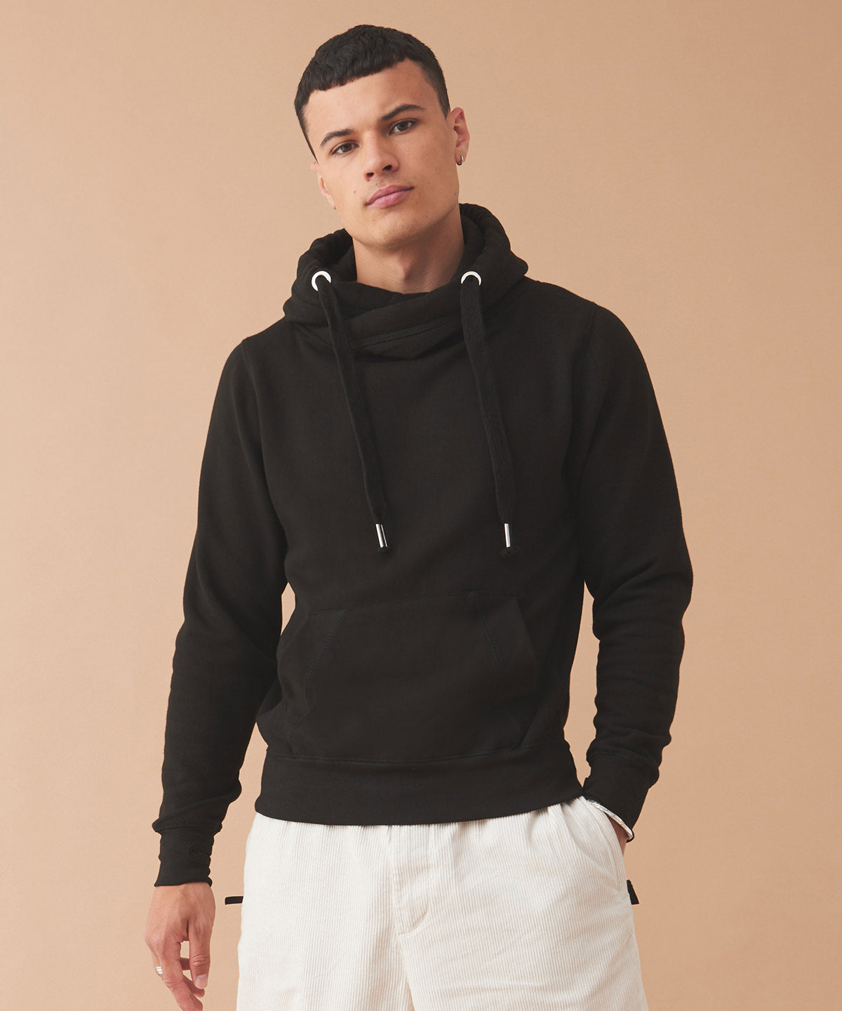 Hettupeysur - Cross Neck Hoodie