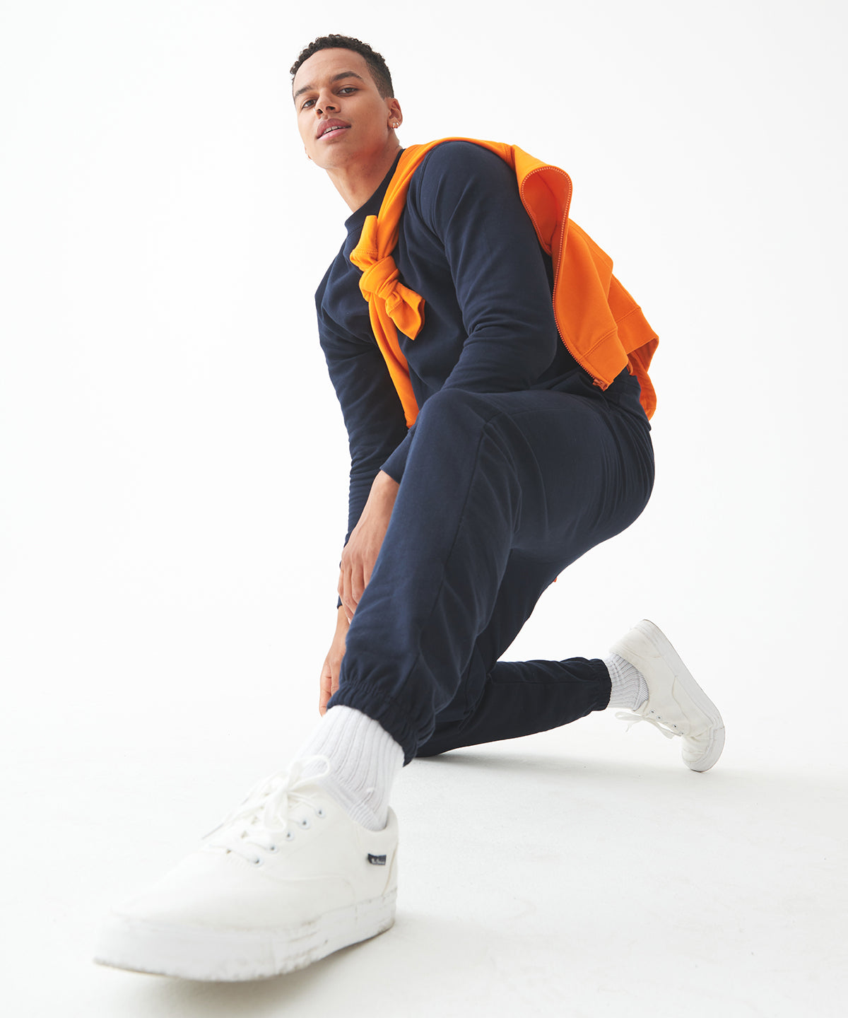 Joggingbuxur - College Cuffed Sweatpants