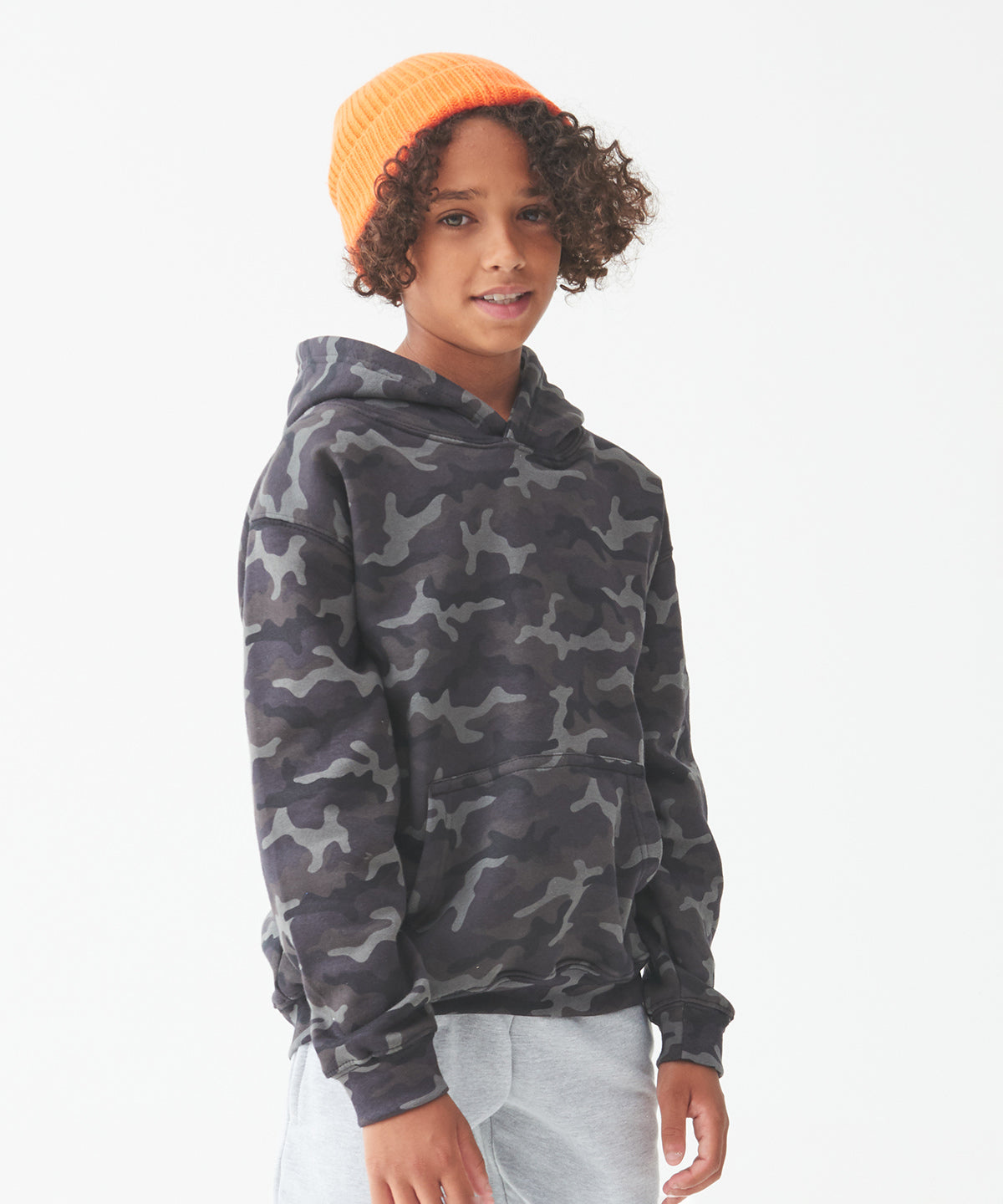 Hettupeysur - Kids Camo Hoodie