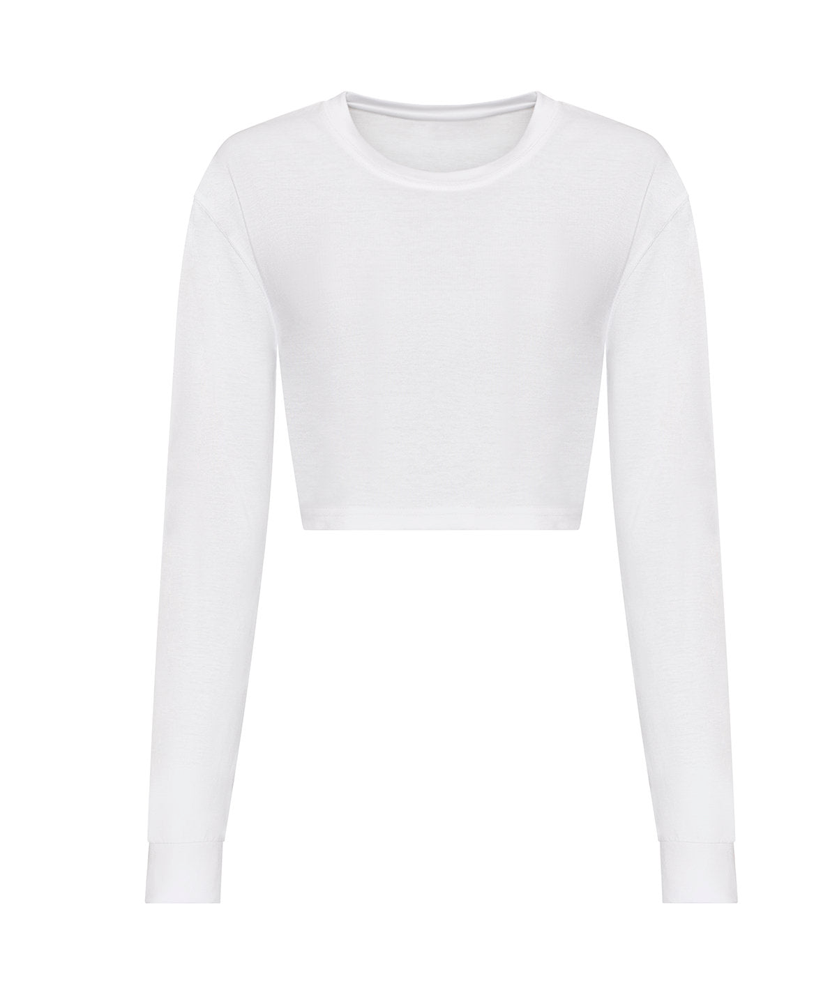Stuttermabolir - Women's Long Sleeve Cropped T