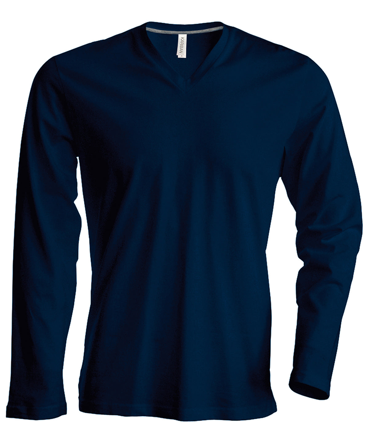 Stuttermabolir - Men's Long-sleeved V-neck T-shirt