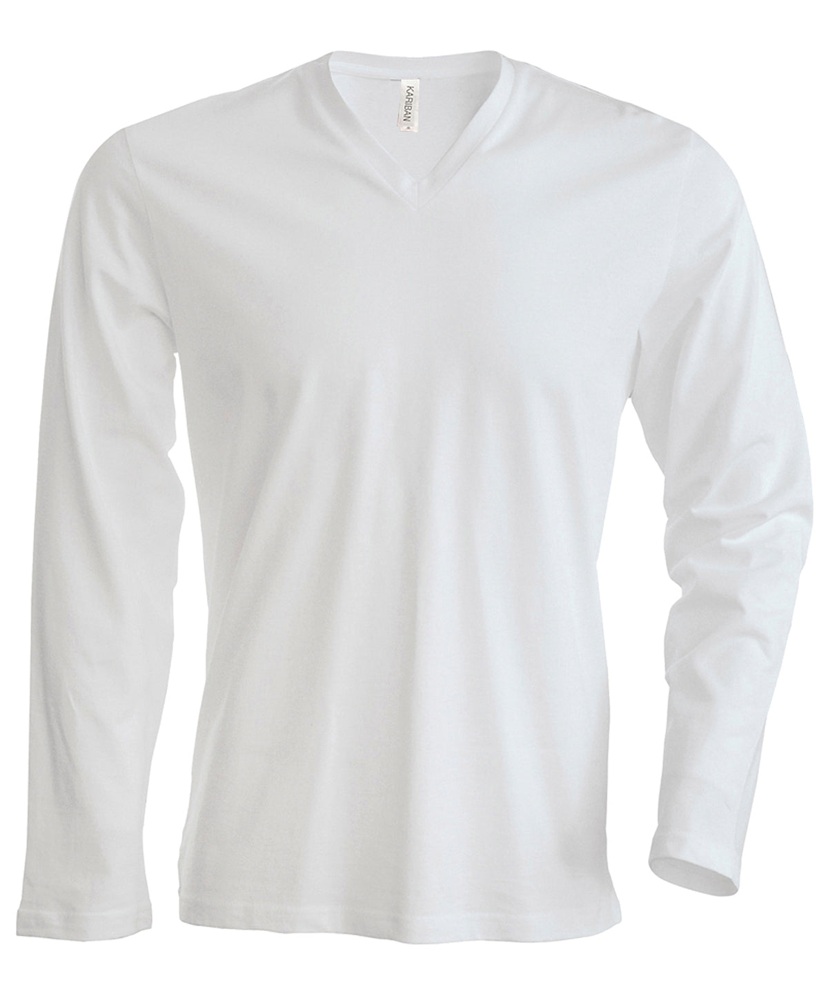 Stuttermabolir - Men's Long-sleeved V-neck T-shirt