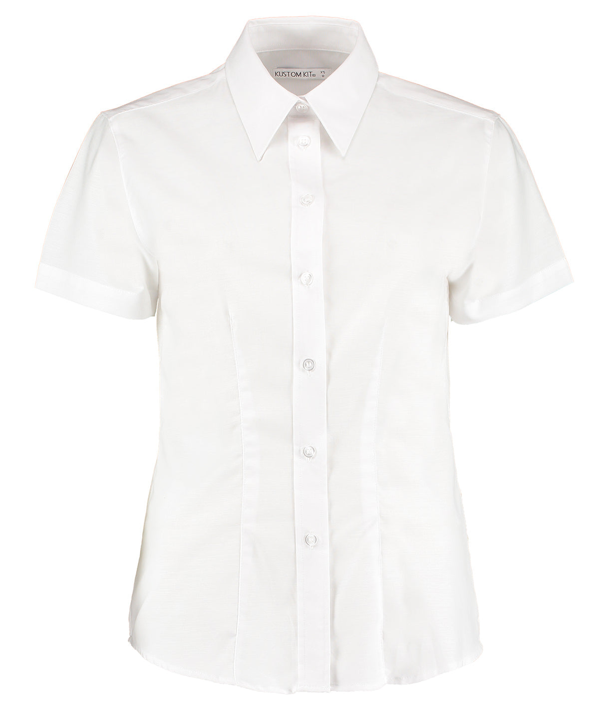 Blússur - Women's Workplace Oxford Blouse Short-sleeved (tailored Fit)