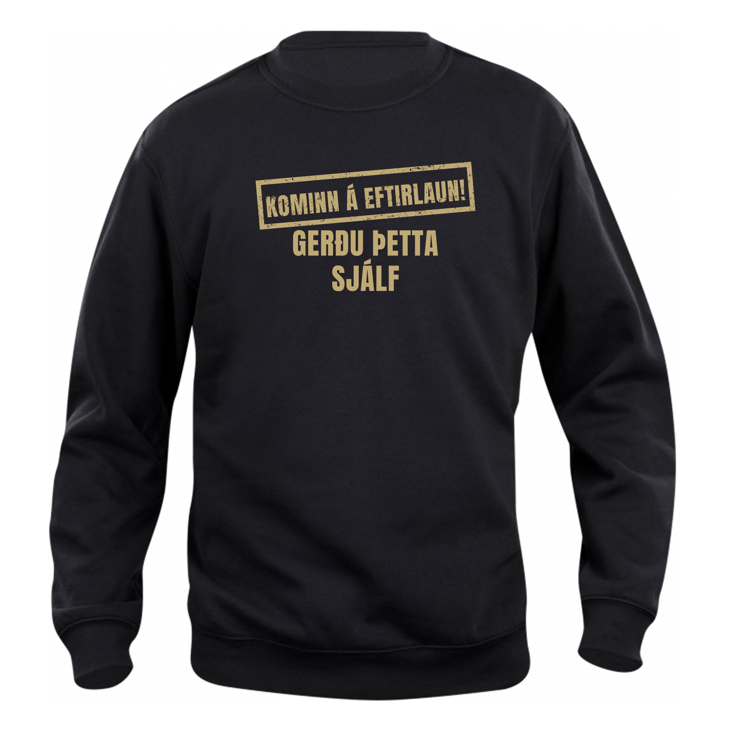 KOMIN Á EFTIRLAUN - Peysa - Svört