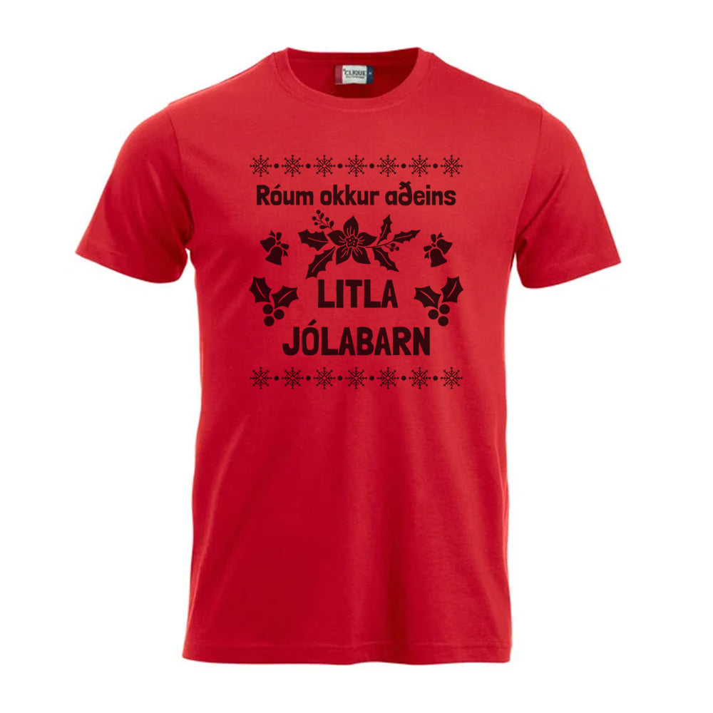LITLA JÓLABARN - Rauður bolur