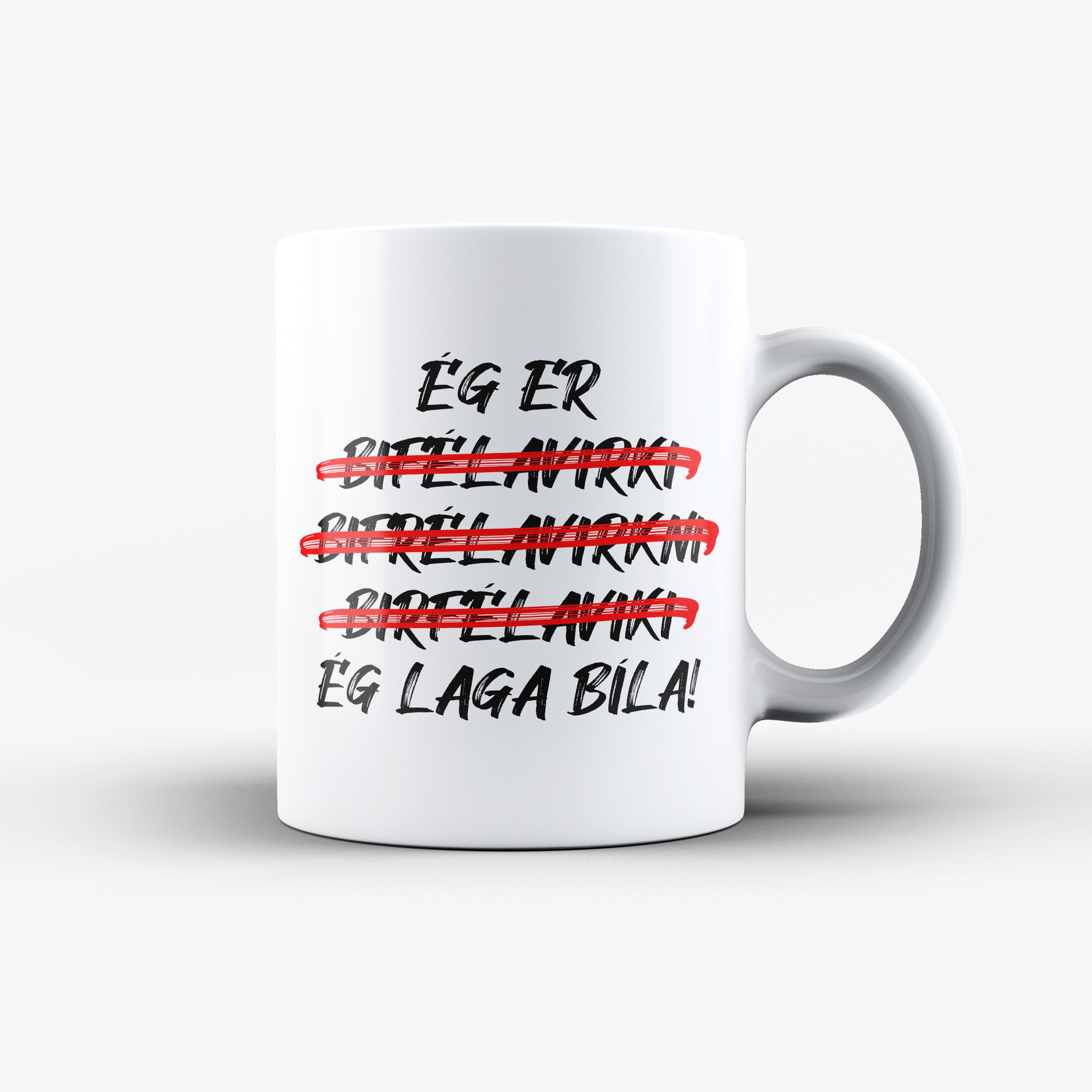 Ég er .... ég laga bíla - Bolli