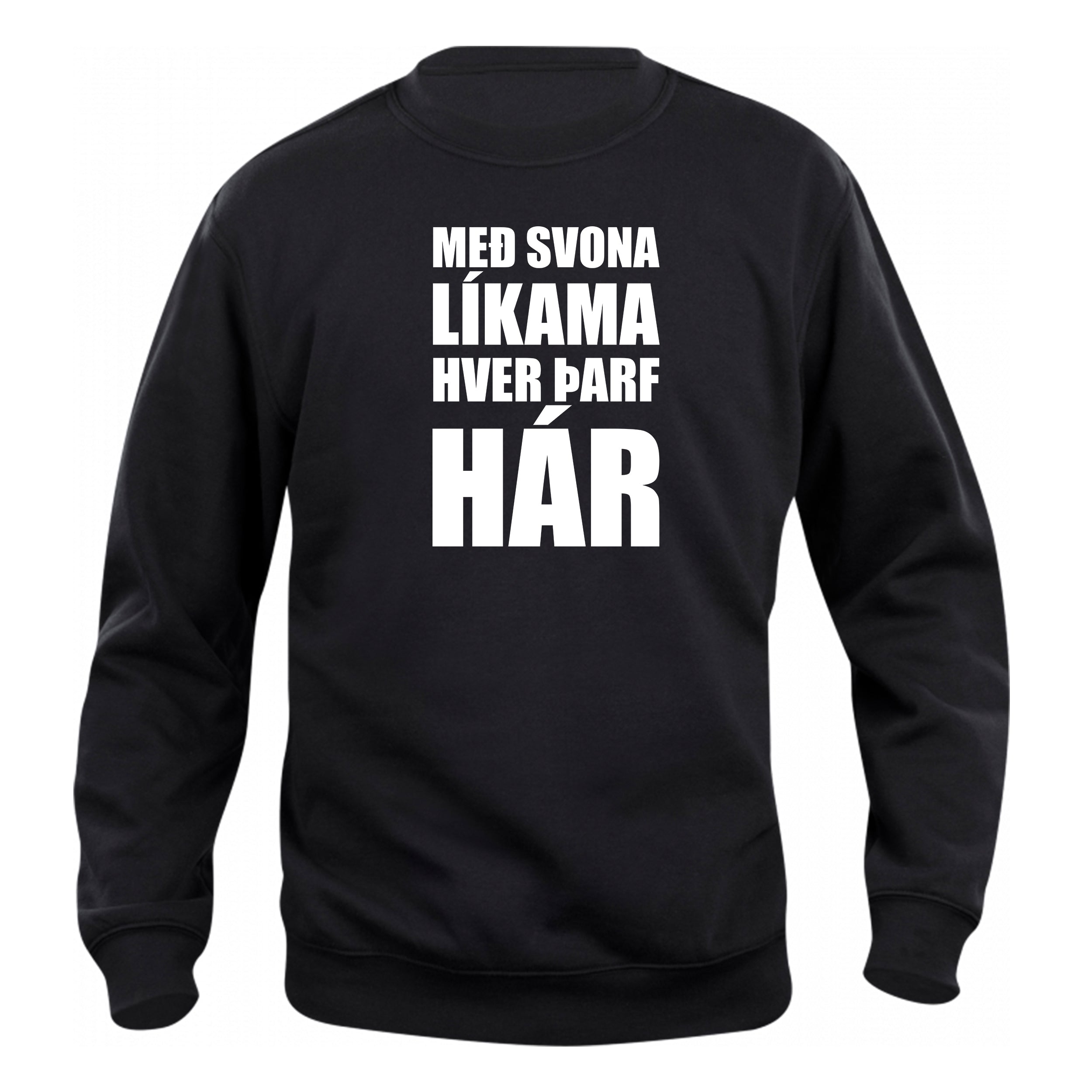 MEÐ SVONA - Peysa - Svört