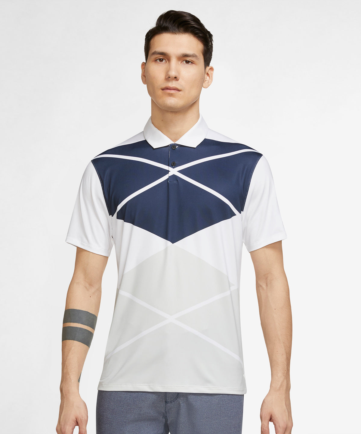 Pólóbolir - Nike Vapor Argyle Print Polo
