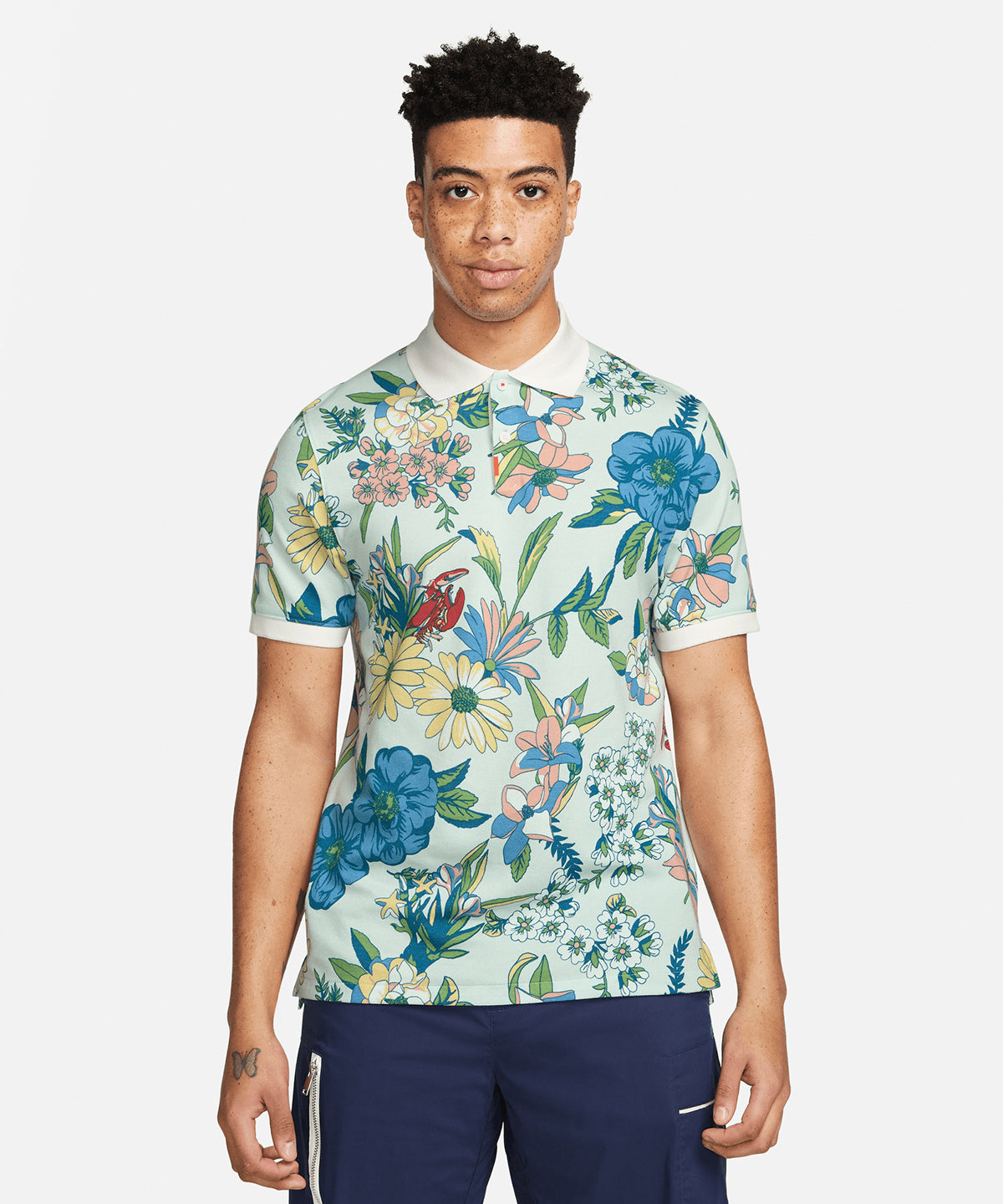 Nike Player Floral Print Polo