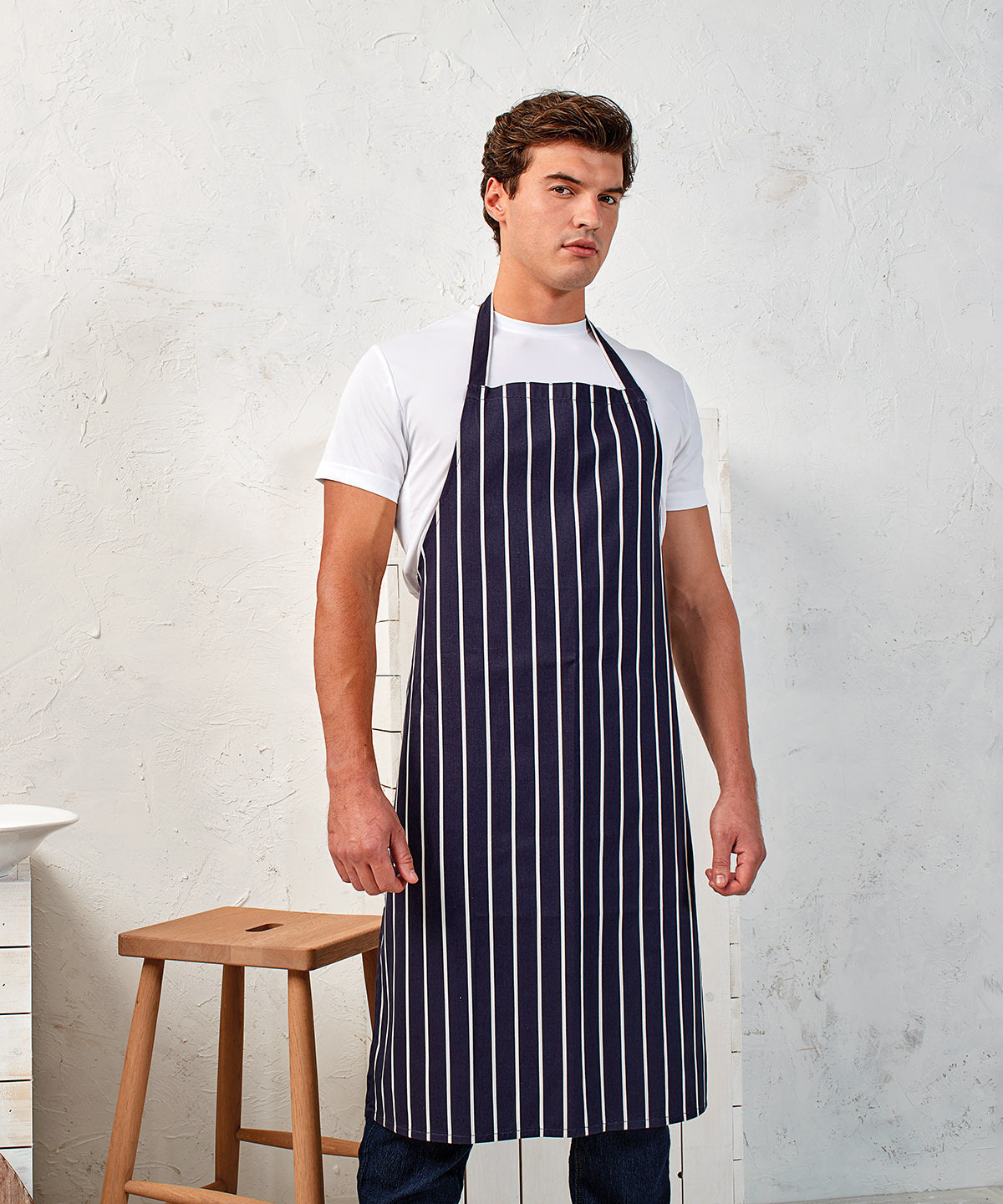 Svuntur - Striped Bib Apron