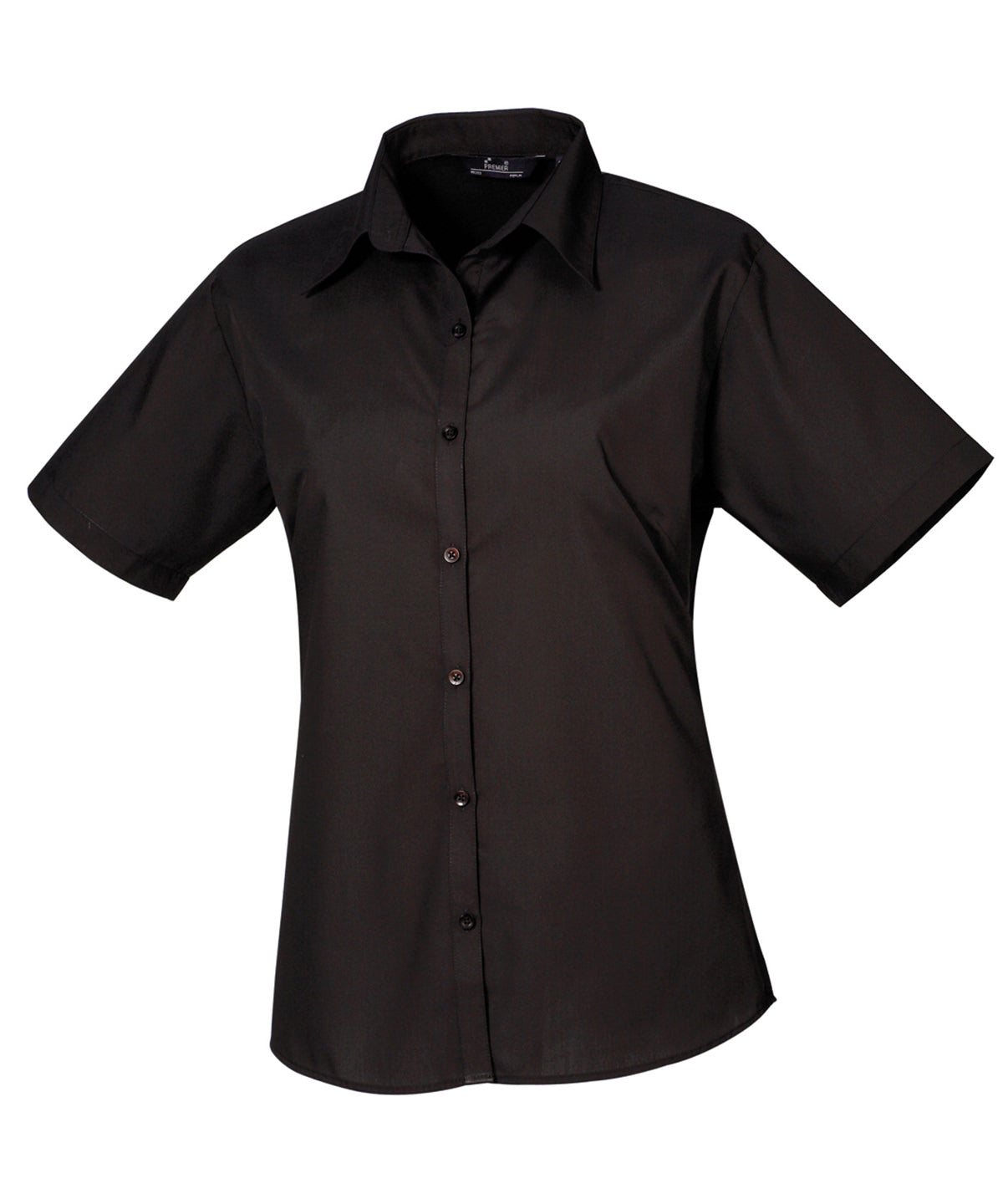 Blússur - Women's Short Sleeve Poplin Blouse
