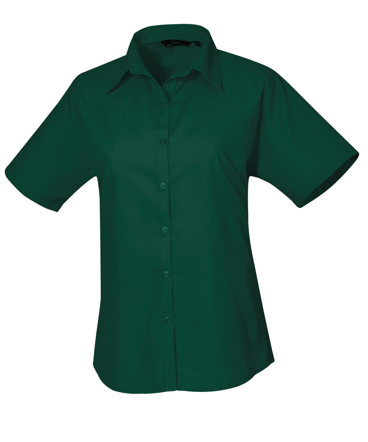 Blússur - Women's Short Sleeve Poplin Blouse