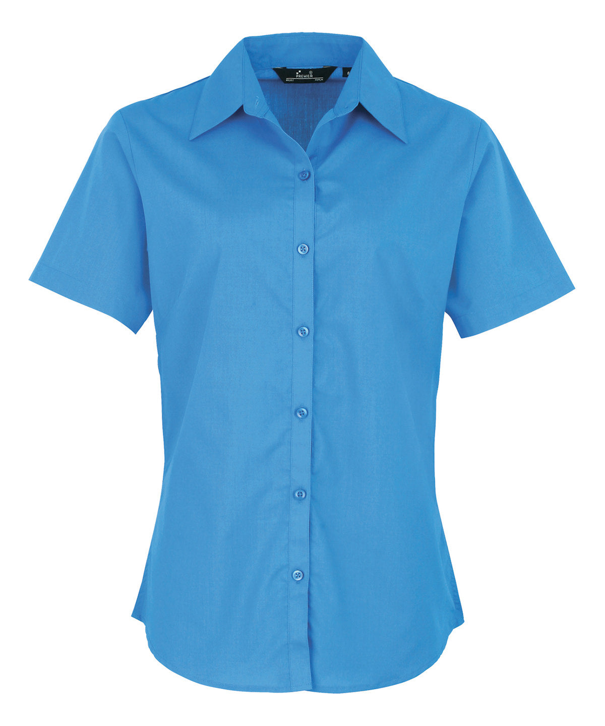Blússur - Women's Short Sleeve Poplin Blouse