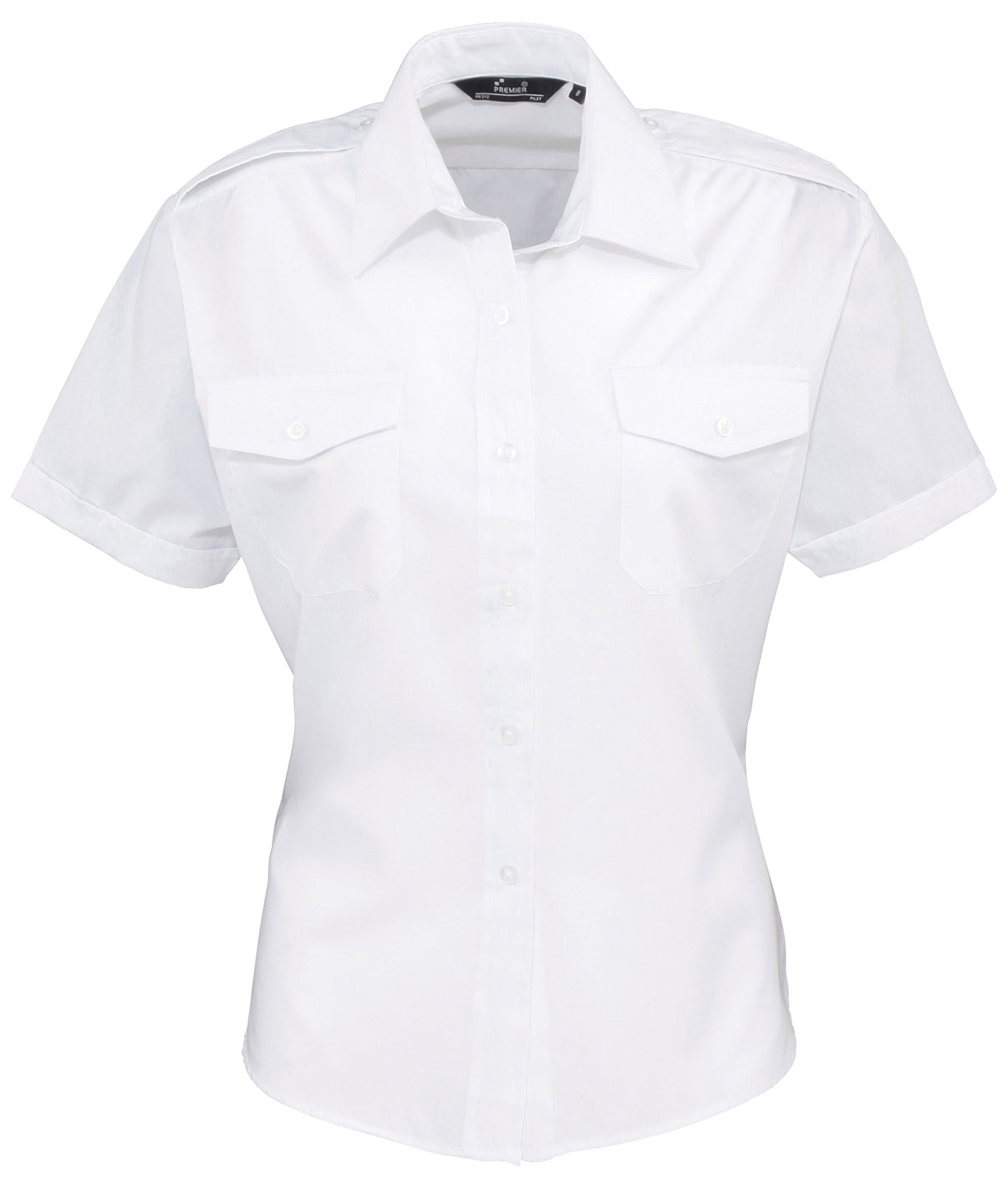 Blússur - Women's Short Sleeve Pilot Blouse