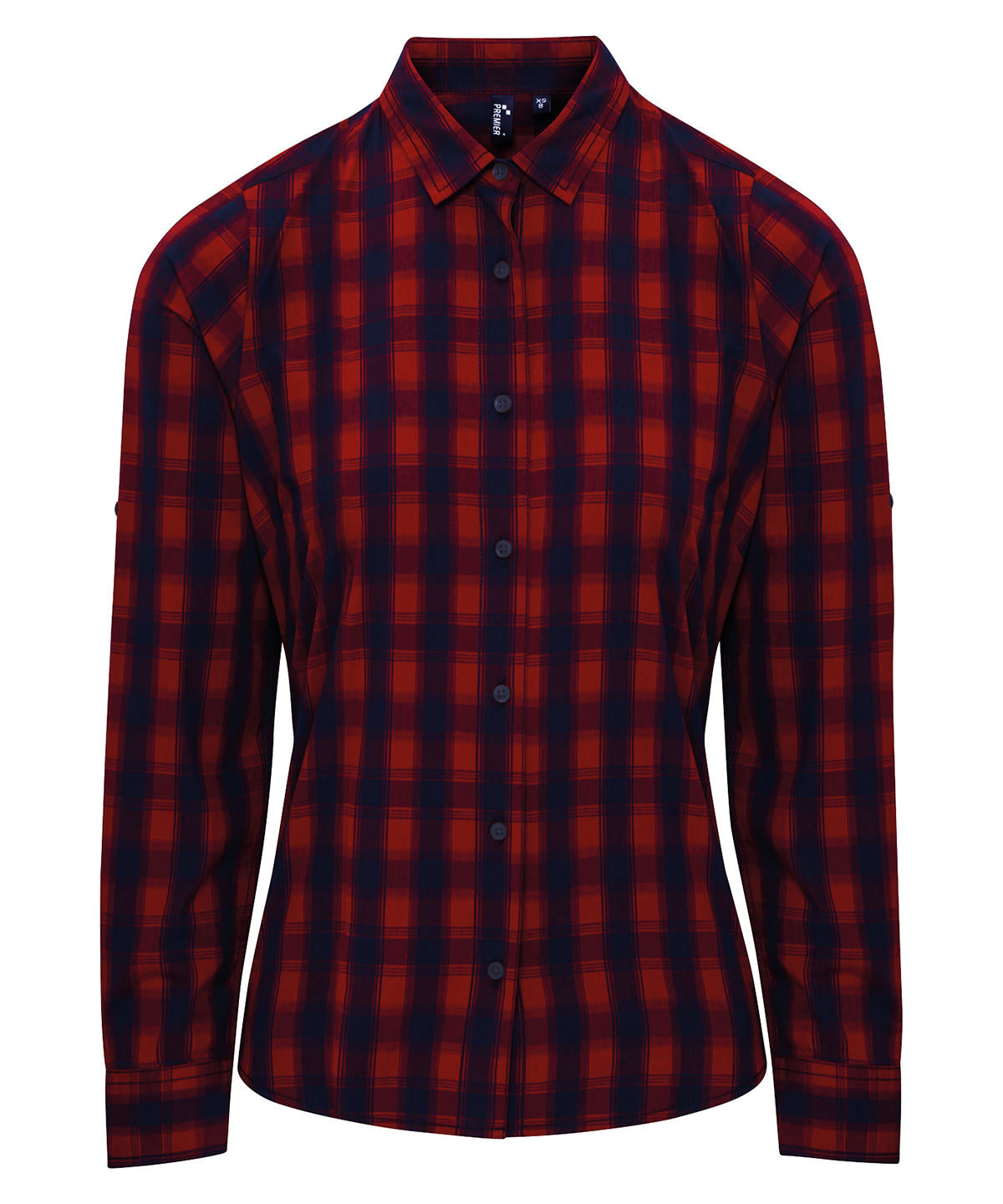 Bolir - Women's Mulligan Check Cotton Long Sleeve Shirt