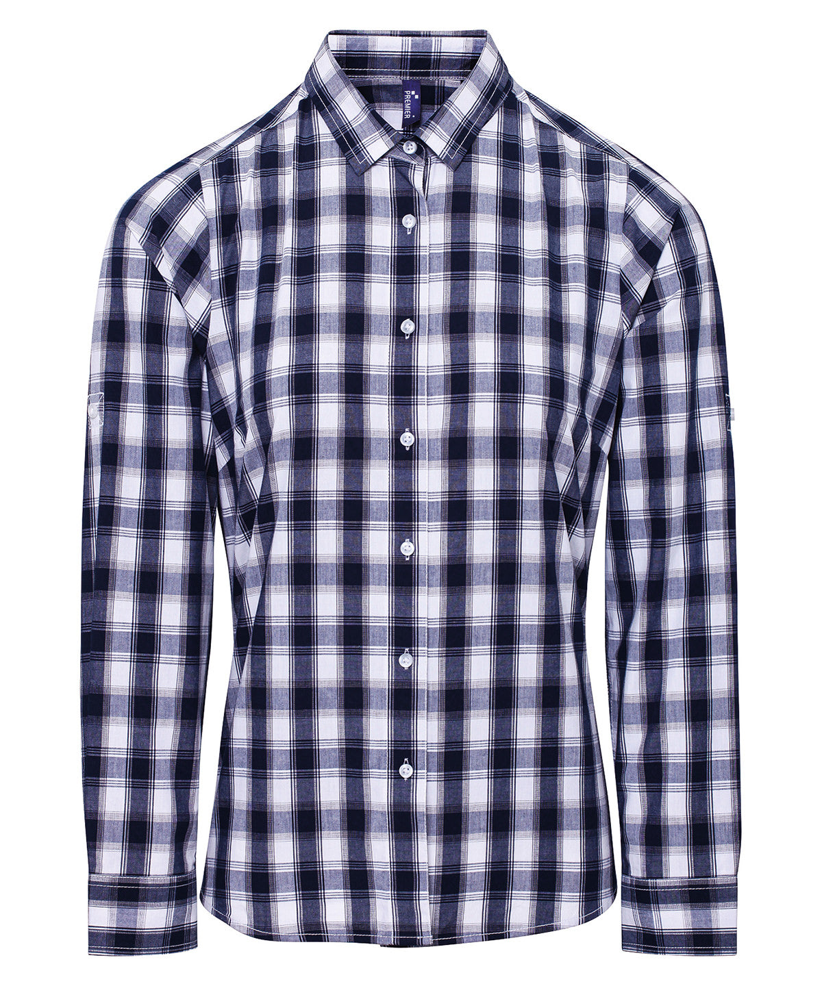 Bolir - Women's Mulligan Check Cotton Long Sleeve Shirt