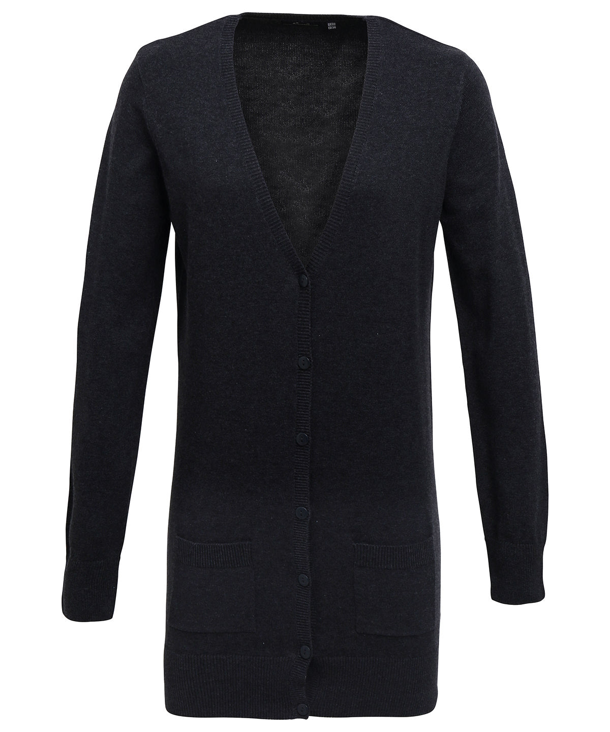 Cardigans - Women's Longline Knitted Cardigan