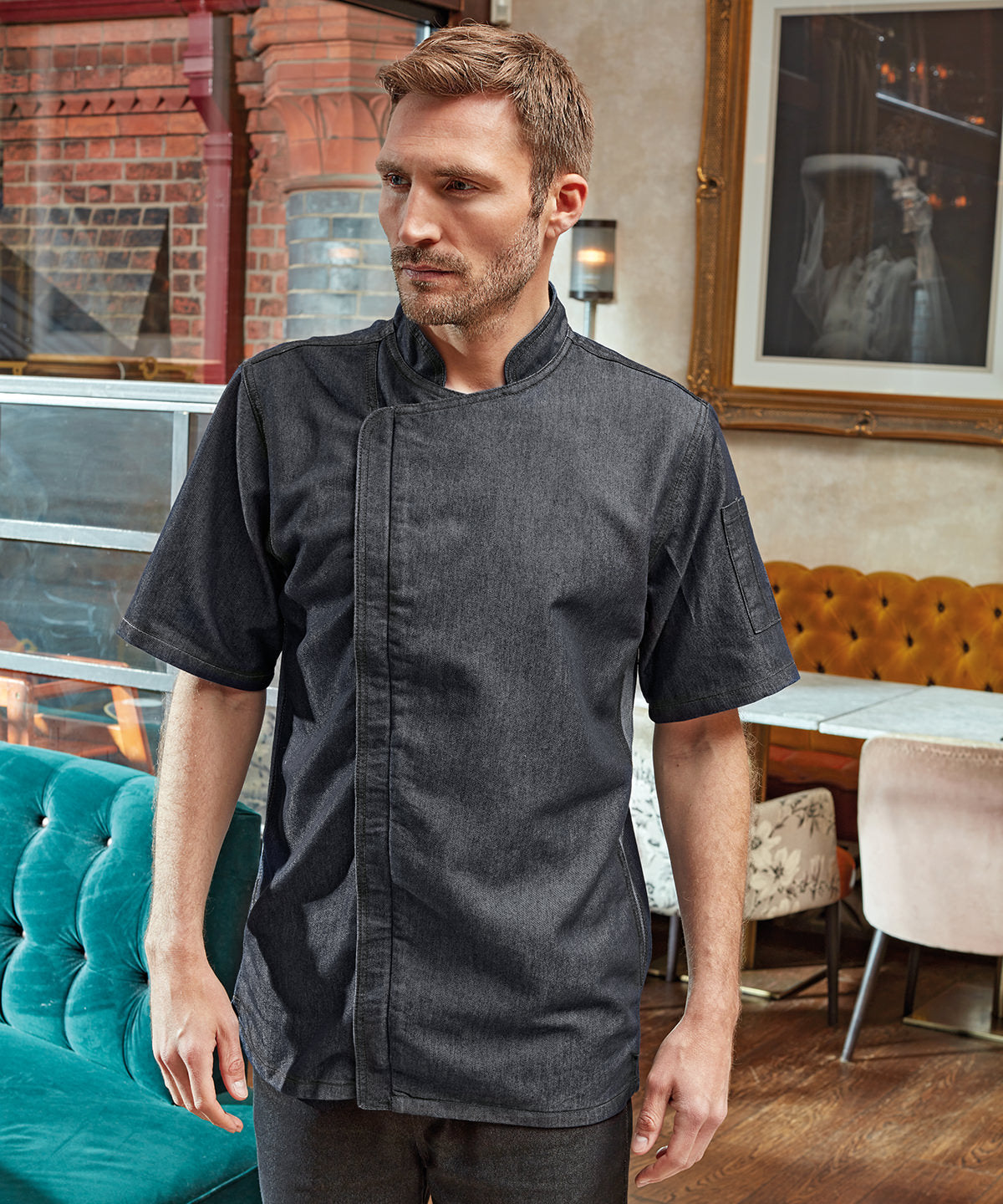 Kokkajakkar - Chef's Zip-close Short Sleeve Jacket