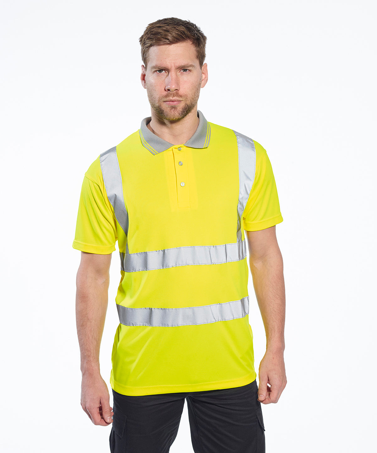 Pólóbolir - Hi-vis Short Sleeved Polo (S477/RT22)