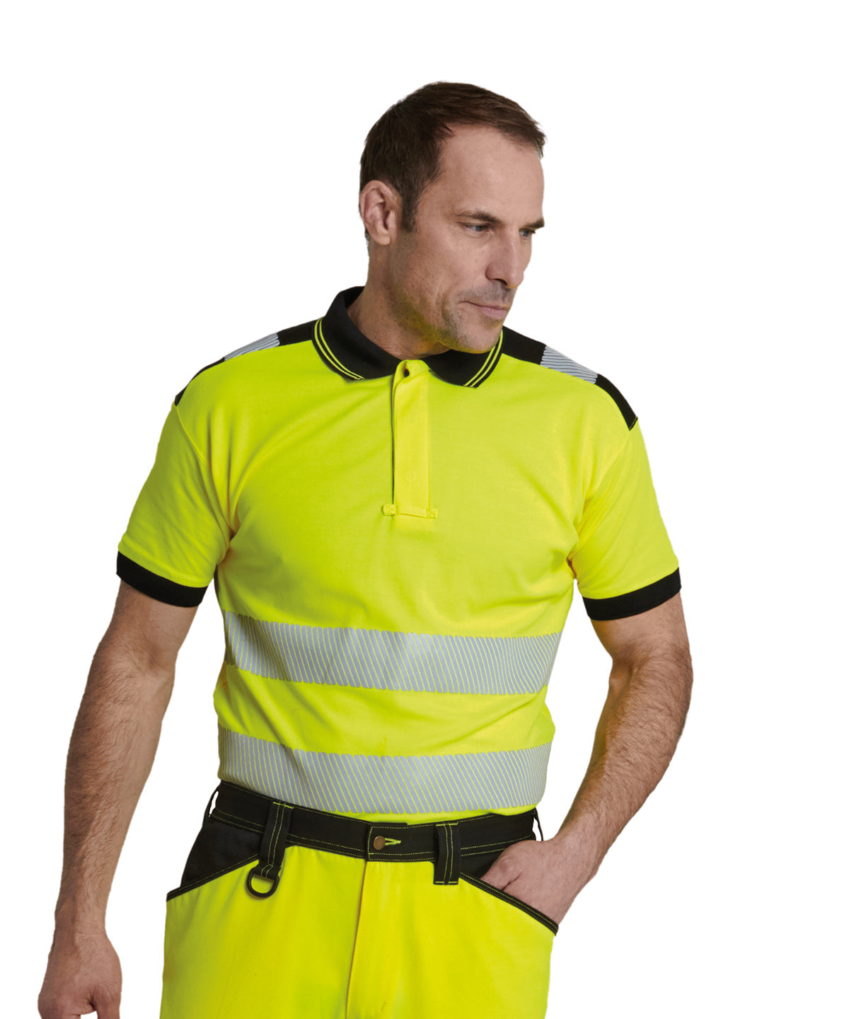 Pólóbolir - PW3 Hi-vis Polo Shirt (T180)