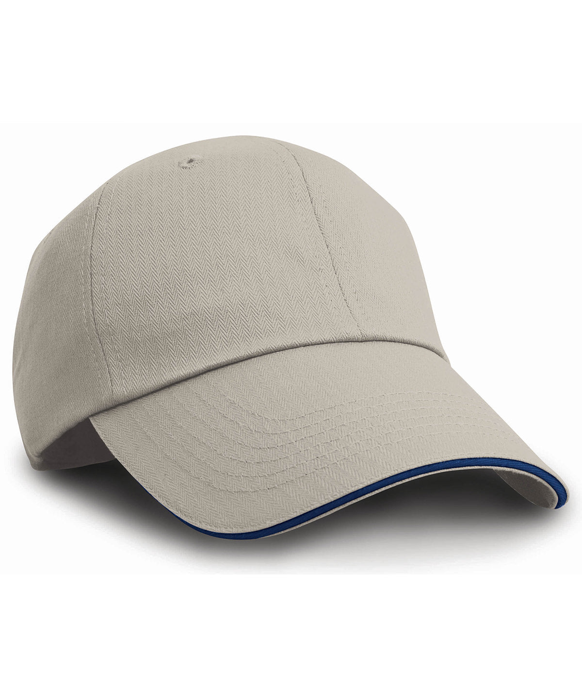 Húfur - Herringbone Cap With Sandwich Peak