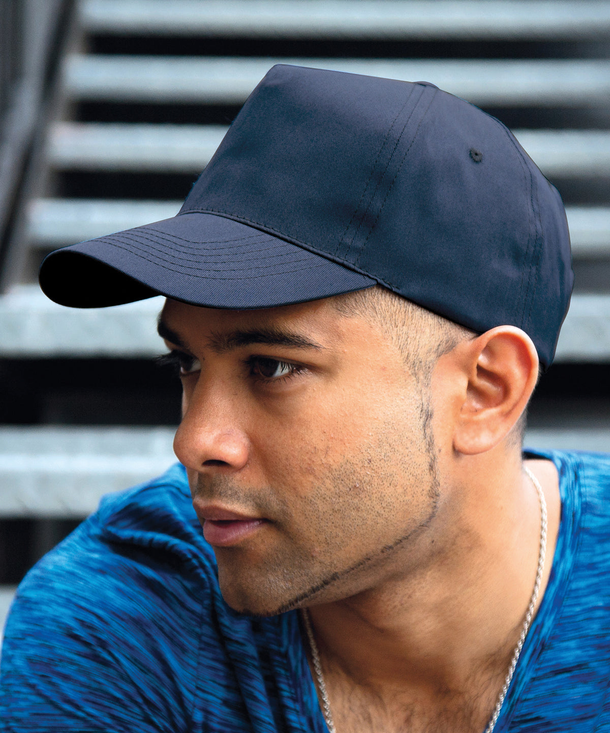 Húfur - Houston 5-panel Printer's Cap