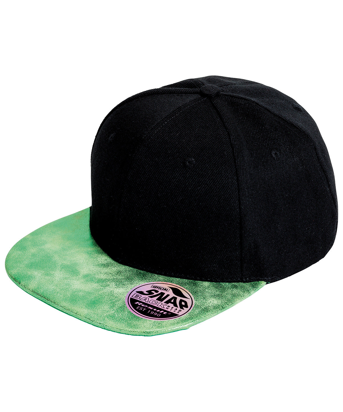 Húfur - Bronx Glitter Flat Peak Snapback Cap