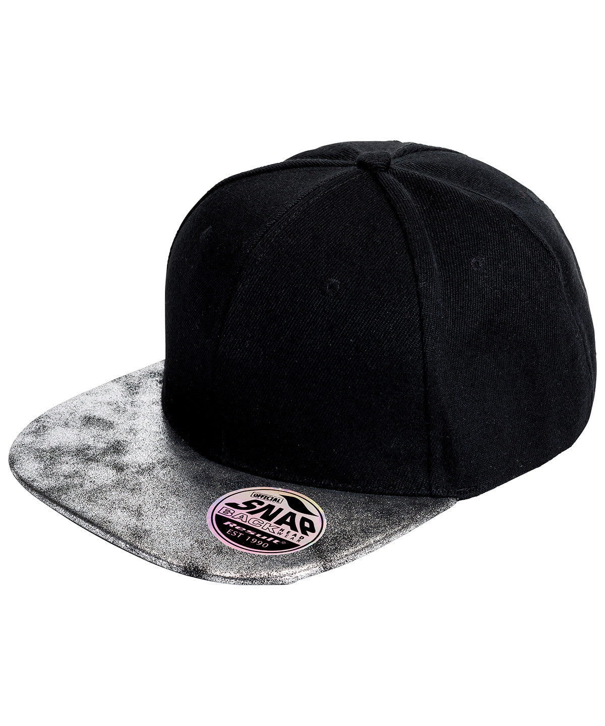 Húfur - Bronx Glitter Flat Peak Snapback Cap