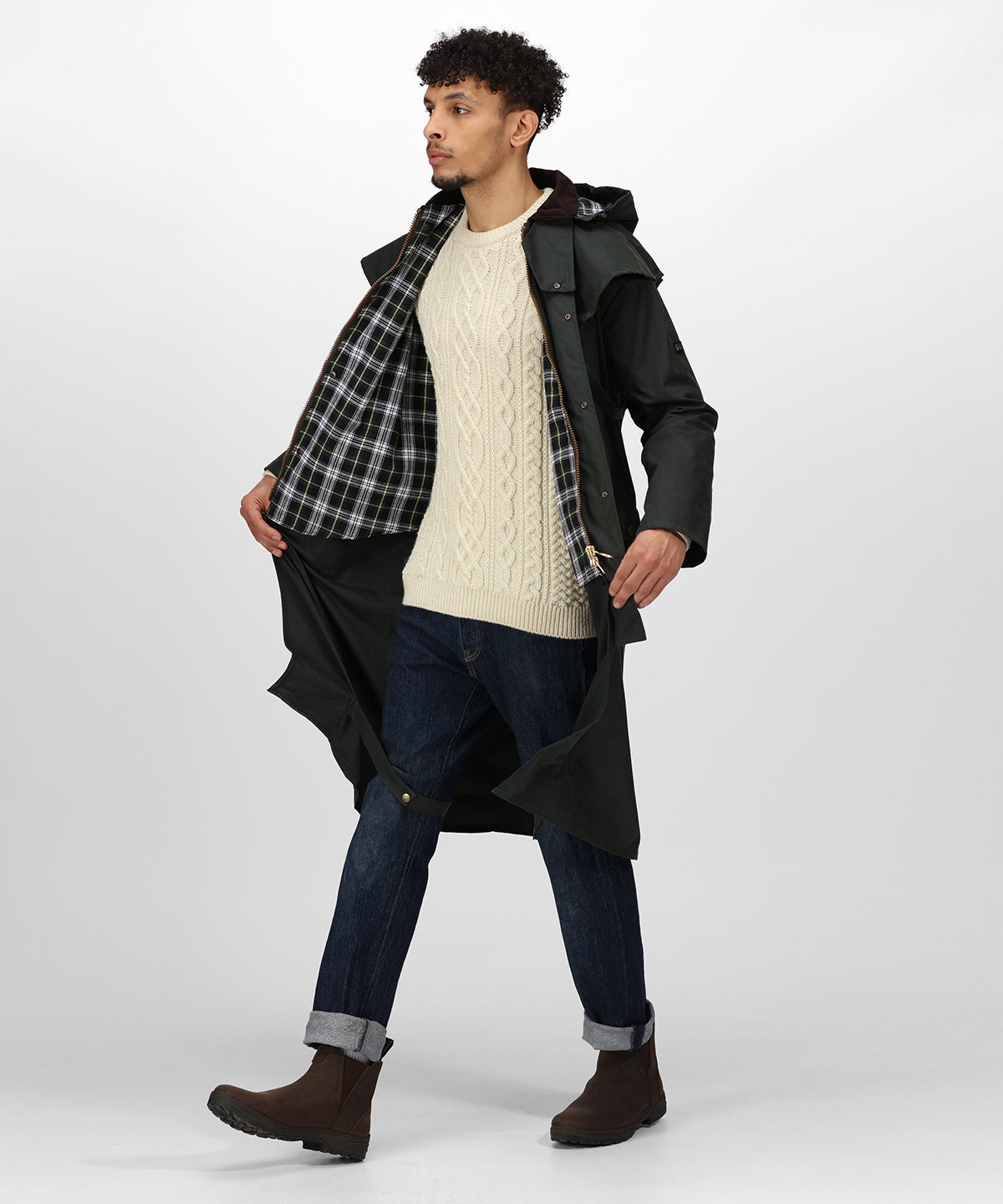 Jakkar - Cranbrook Caped Wax Riding Jacket