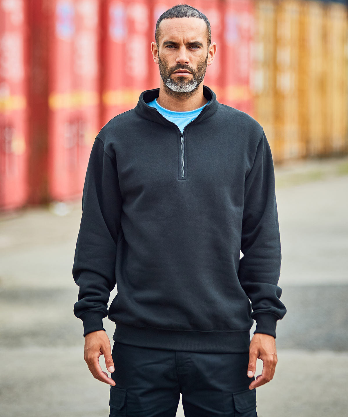 Háskólapeysur - Pro ¼-neck Zip Sweatshirt