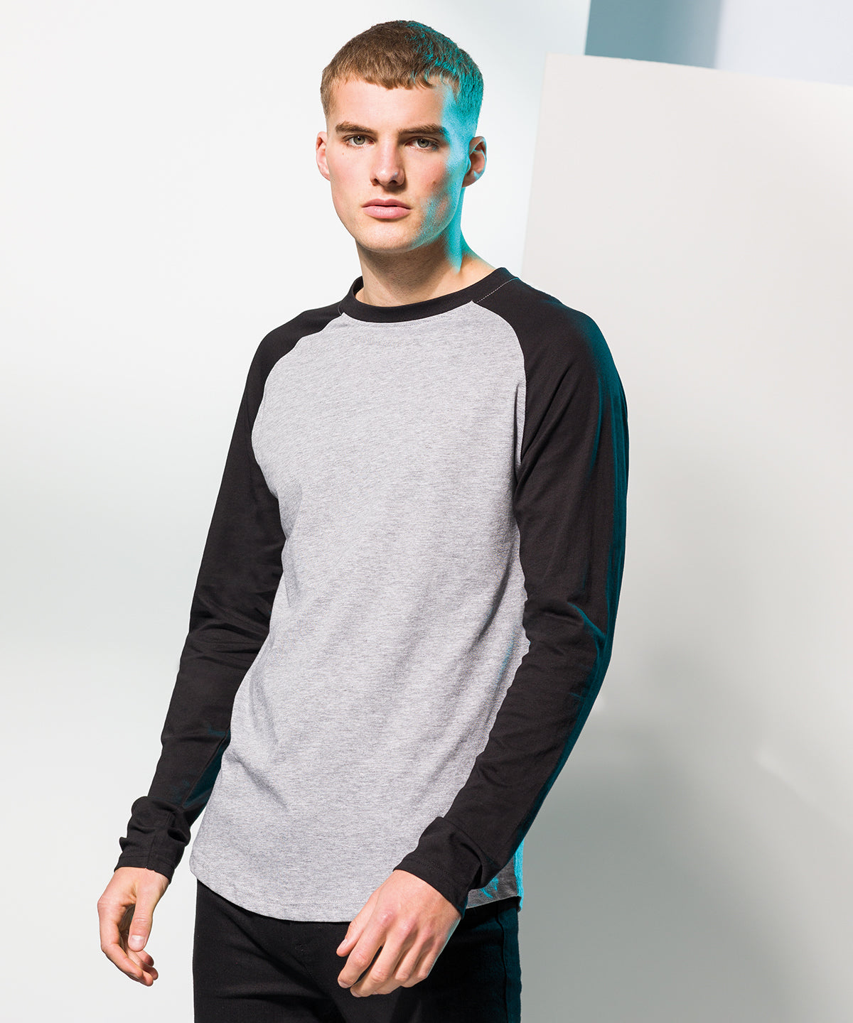 Stuttermabolir - Long Sleeve Baseball T-shirt
