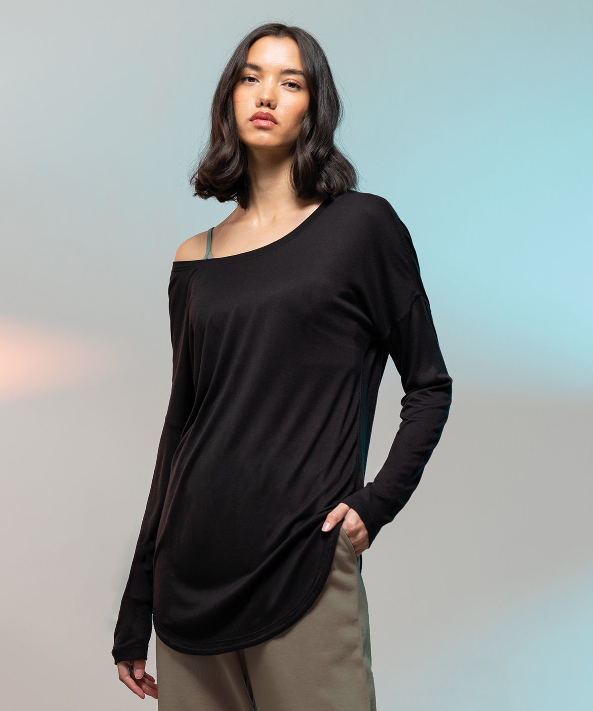 Stuttermabolir - Women's Slounge Top