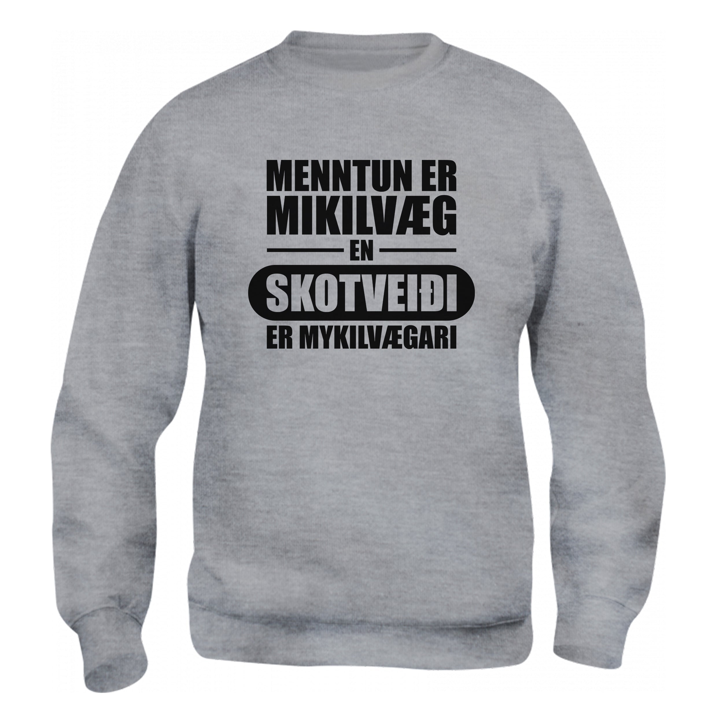 SKOTVEIÐI - Peysa - Grá