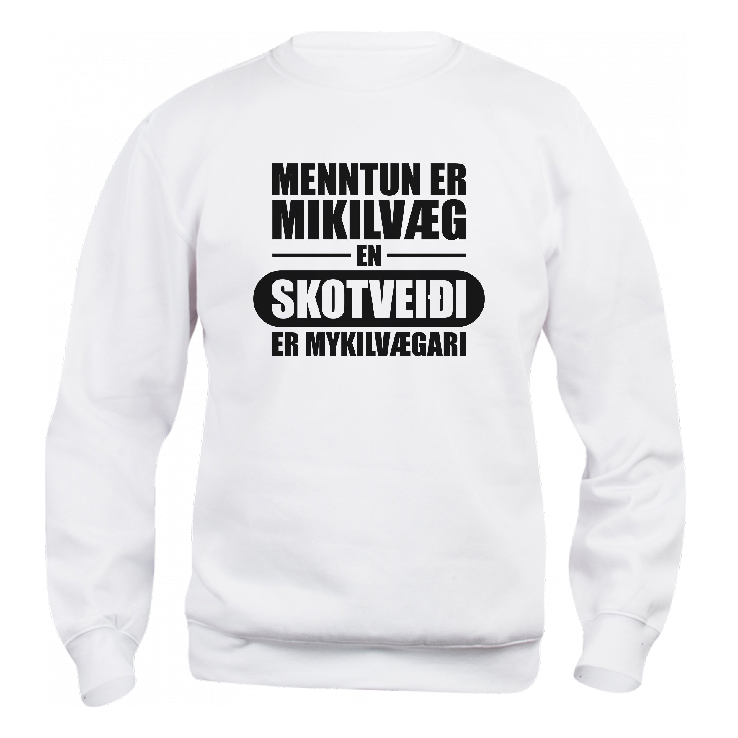 SKOTVEIÐI - Peysa - Hvít
