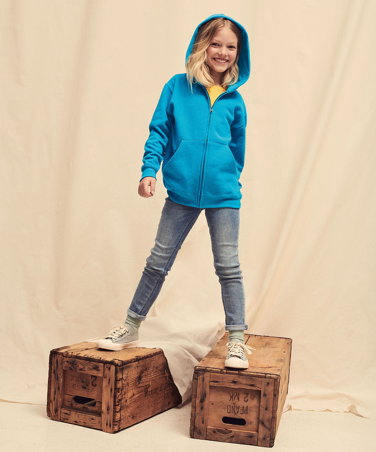 Hettupeysur - Kids Classic Hooded Sweatshirt Jacket
