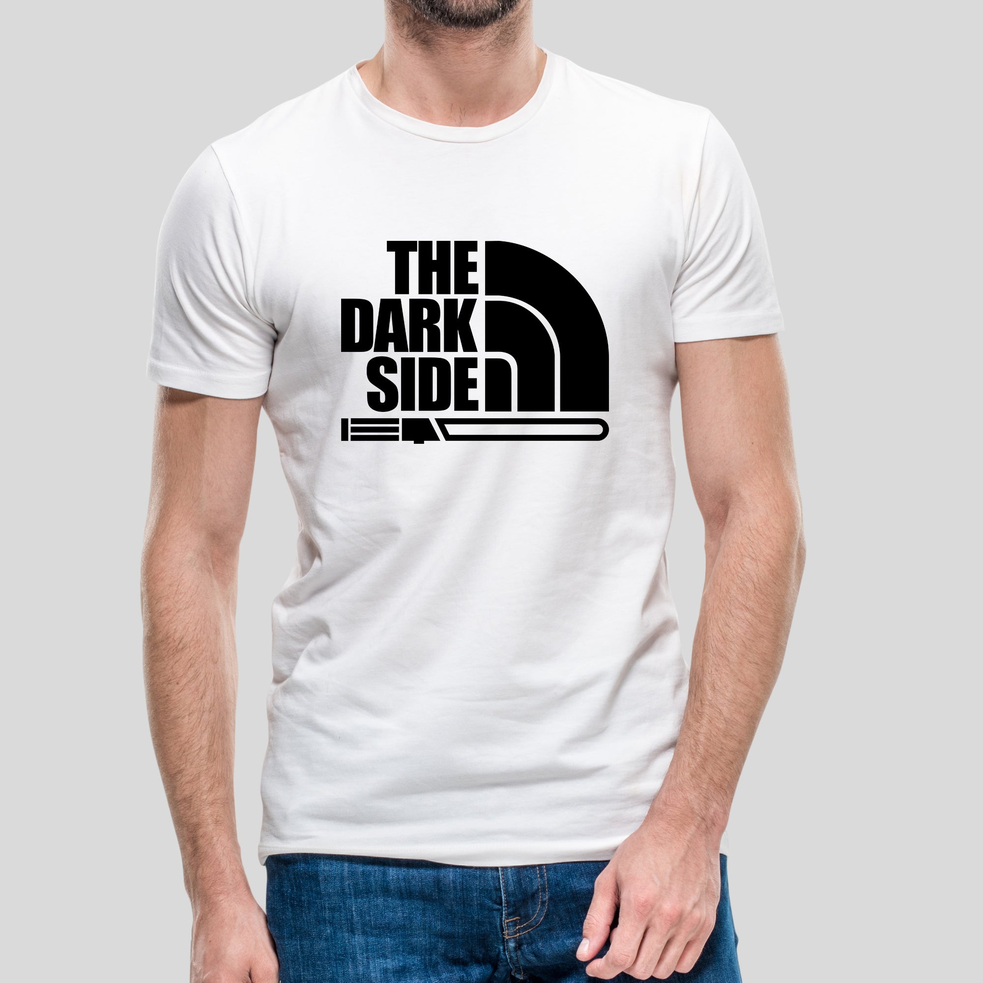 THE DARK SIDE - Hvítur bolur