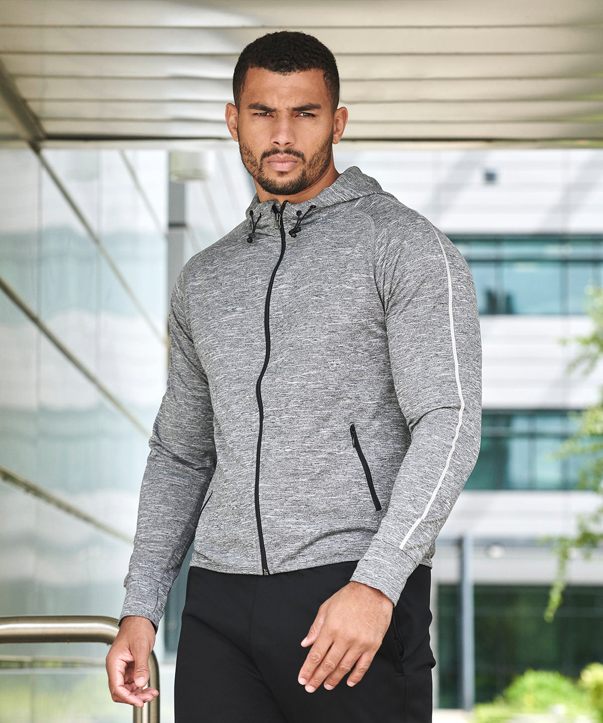Hettupeysur - Hoodie With Reflective Tape