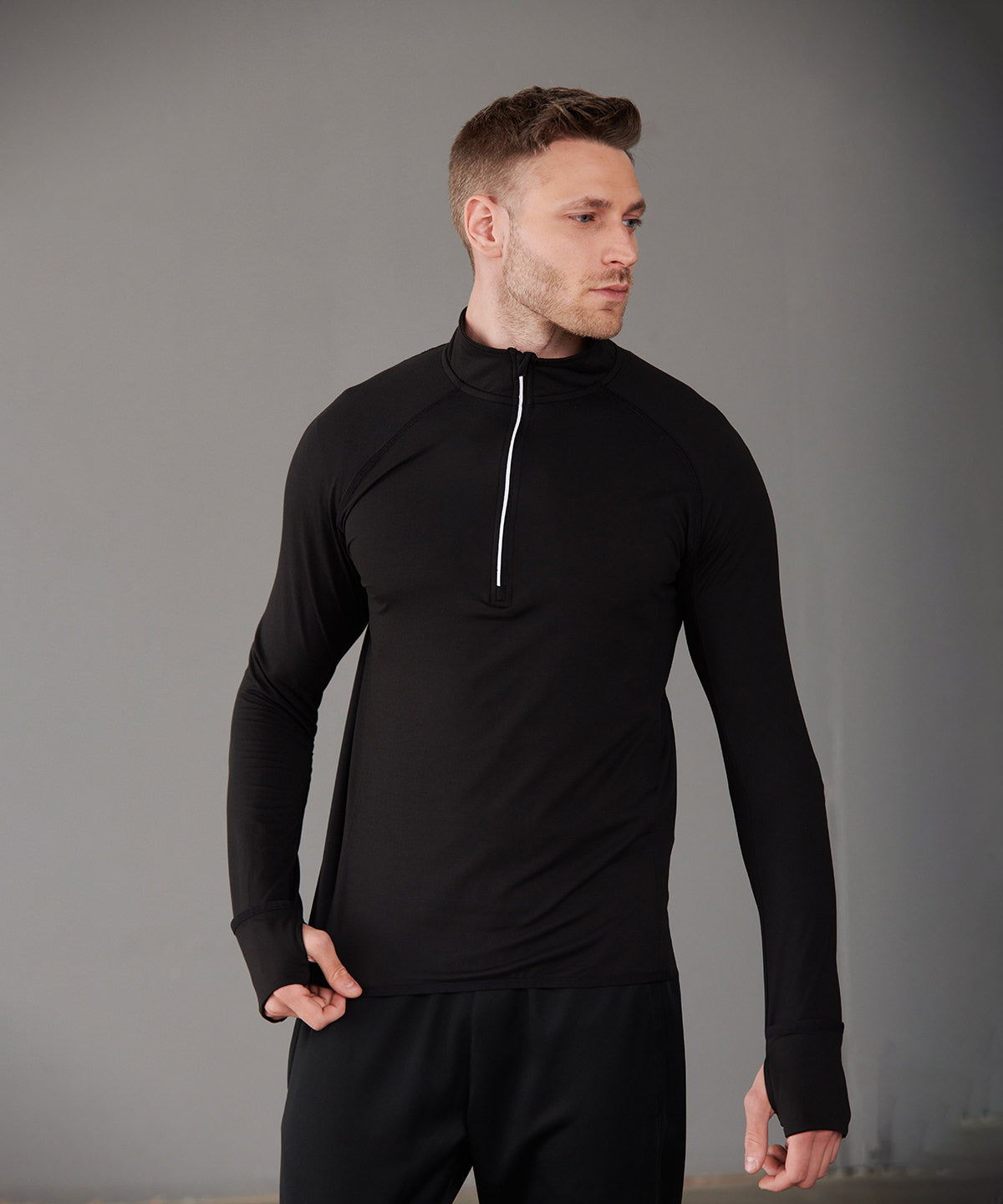 Íþróttatoppar - Long-sleeved ¼ Zip Top
