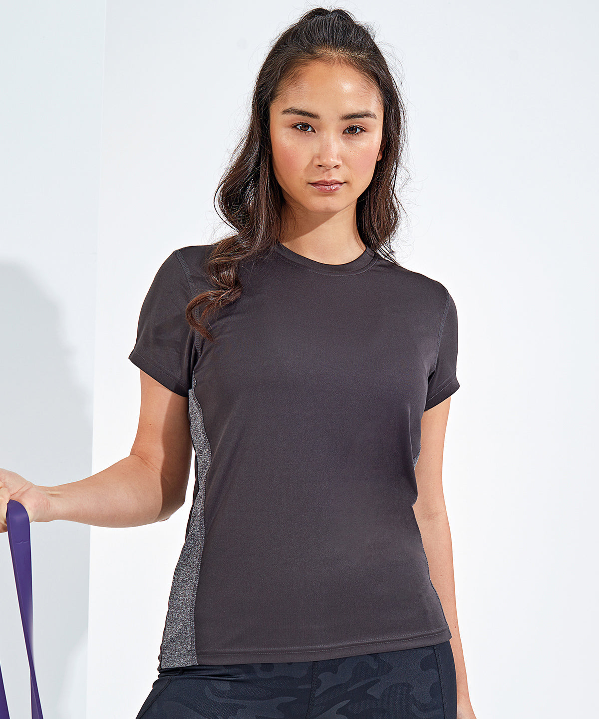 Stuttermabolir - Women's TriDri® Contrast Panel Performance T-shirt