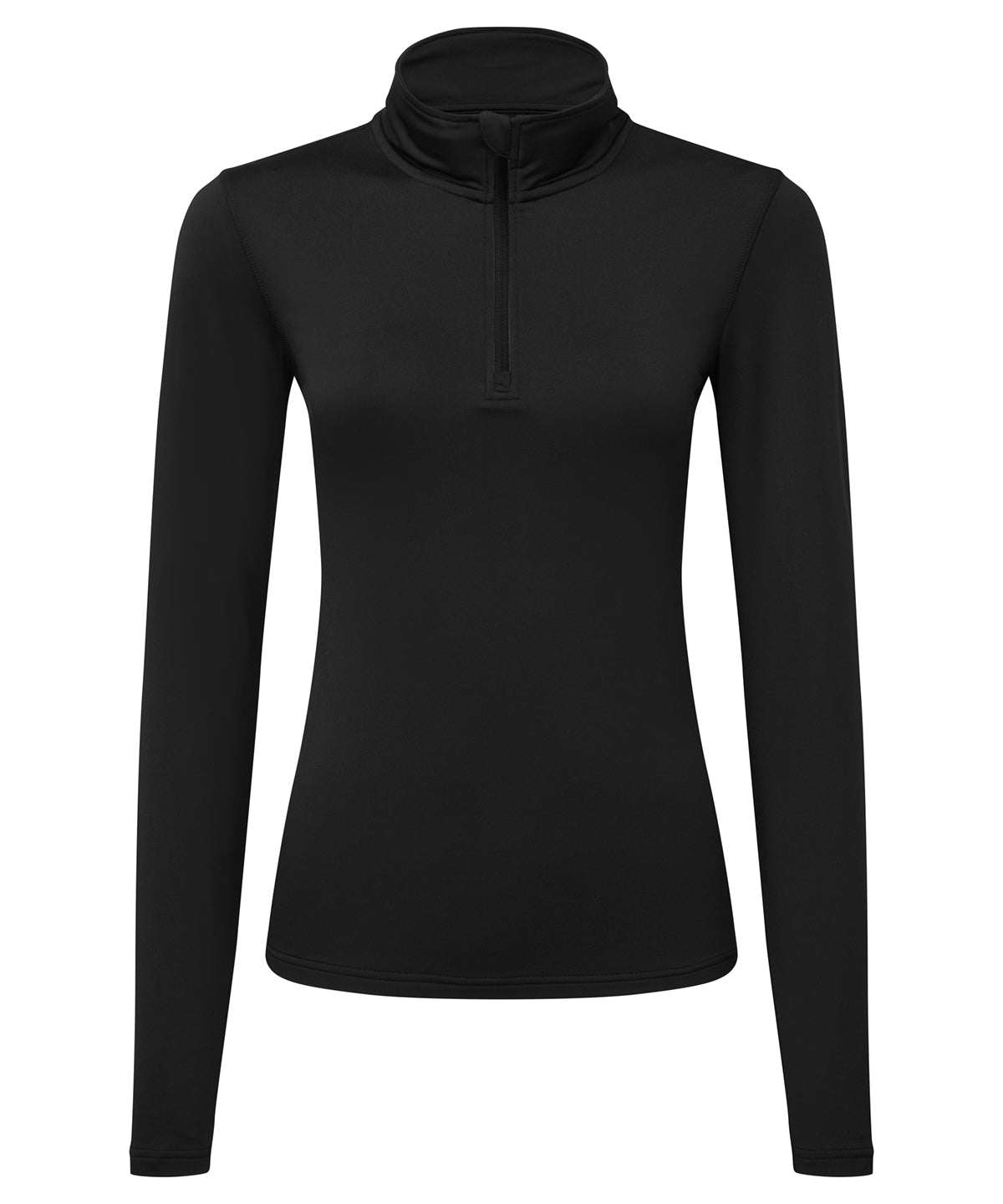 Íþróttatoppar - Women’s TriDri® Recycled Long Sleeve Brushed Back ¼ Zip Top