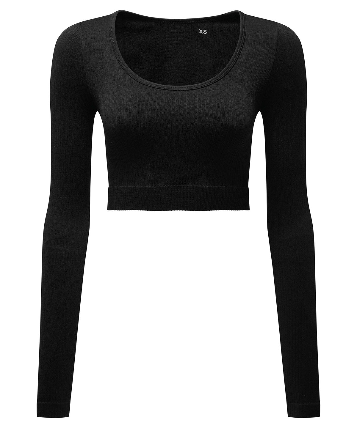 Stuttermabolir - Women’s TriDri® Ribbed Seamless '3D Fit' Crop Top
