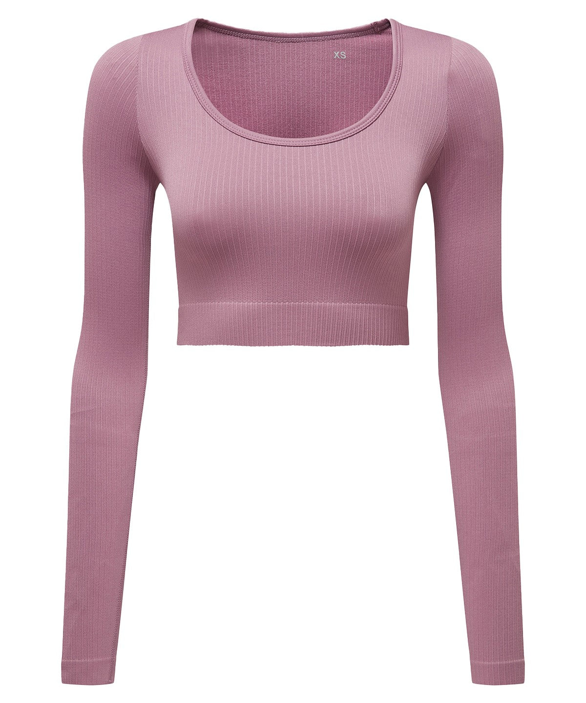 Stuttermabolir - Women’s TriDri® Ribbed Seamless '3D Fit' Crop Top