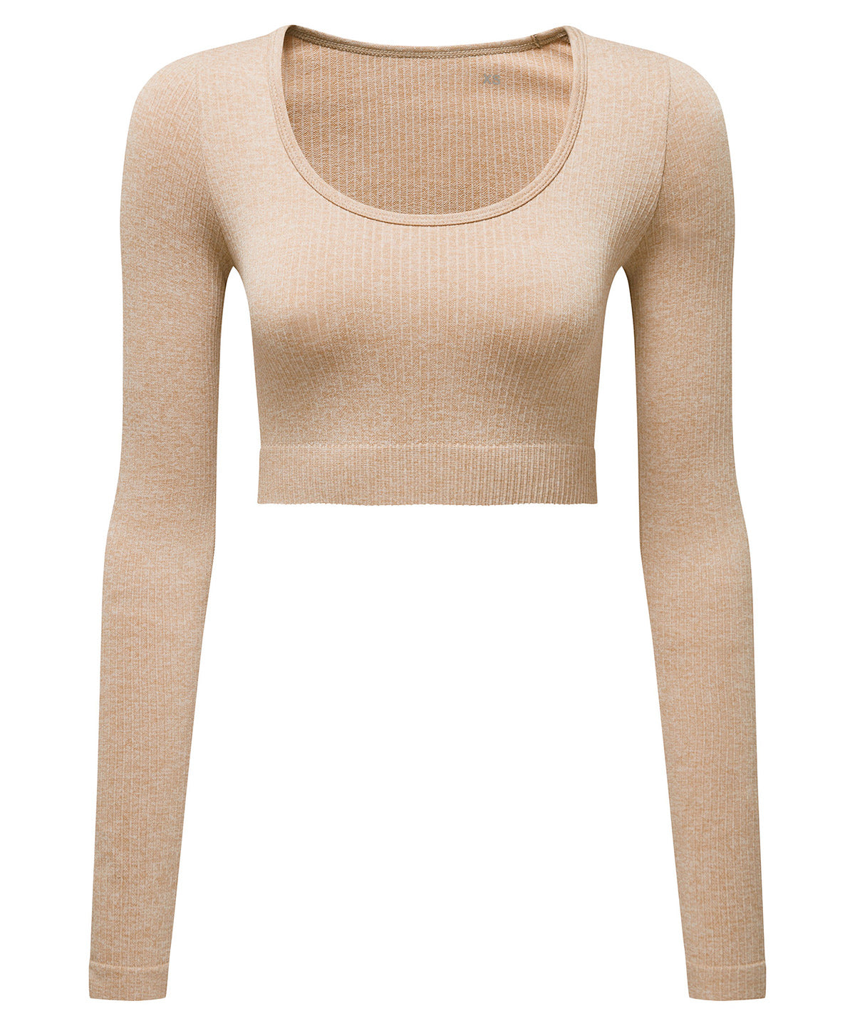 Stuttermabolir - Women’s TriDri® Ribbed Seamless '3D Fit' Crop Top