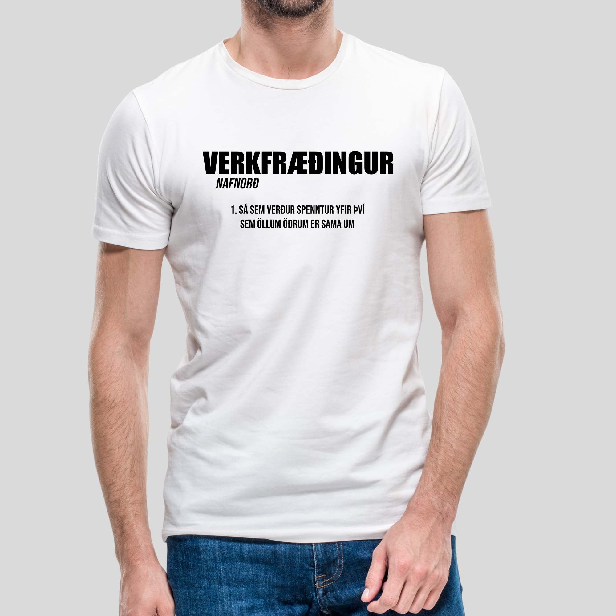 VERKFRÆÐINGUR - Hvítur bolur