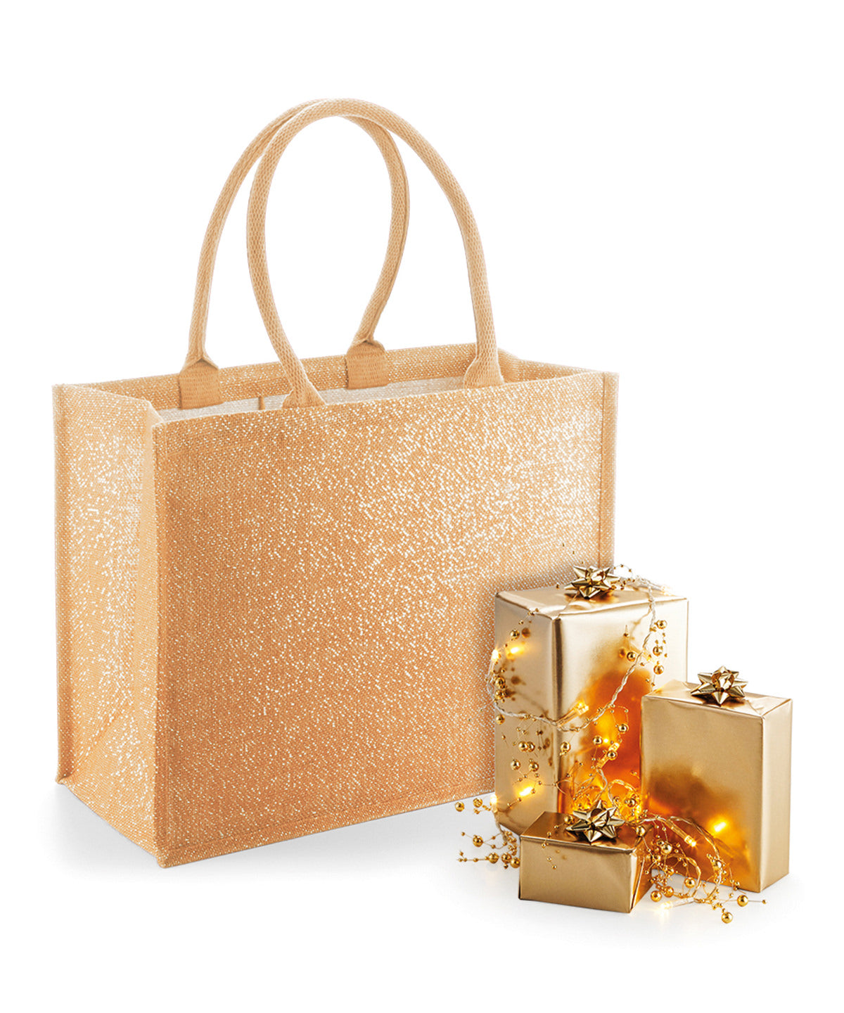 Töskur - Shimmer Jute Shopper